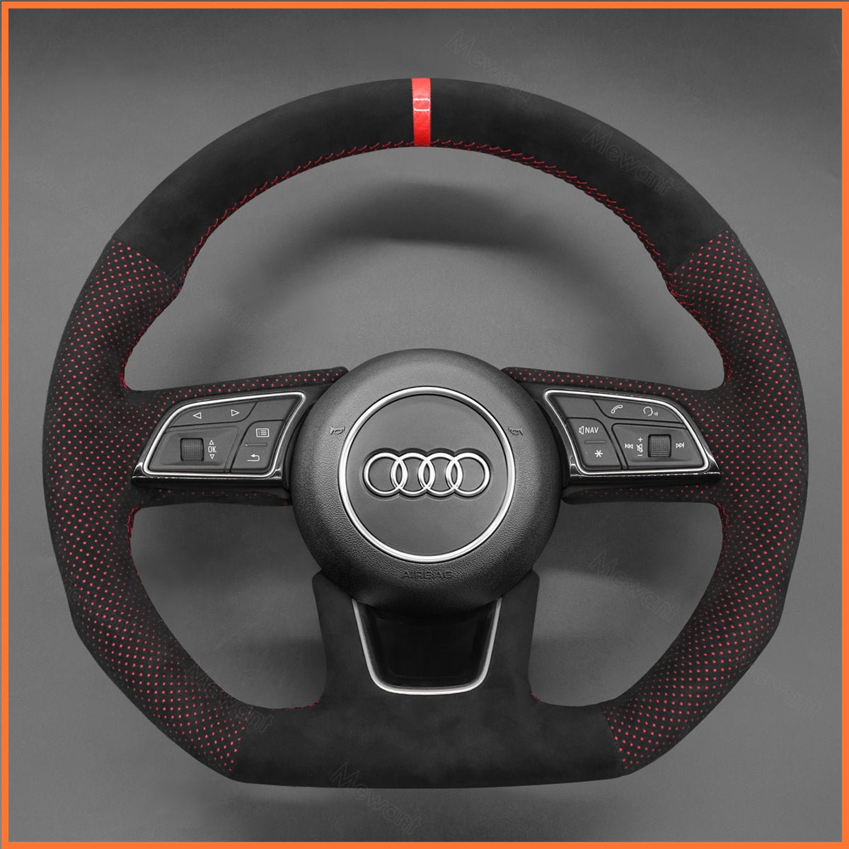 MEWANT Lenkradbezug für Audi A3 / A3 Sportback e-tron / RS 3 / RS 5 / S3 / S4 / S5 2018-2020 - Mewant.de