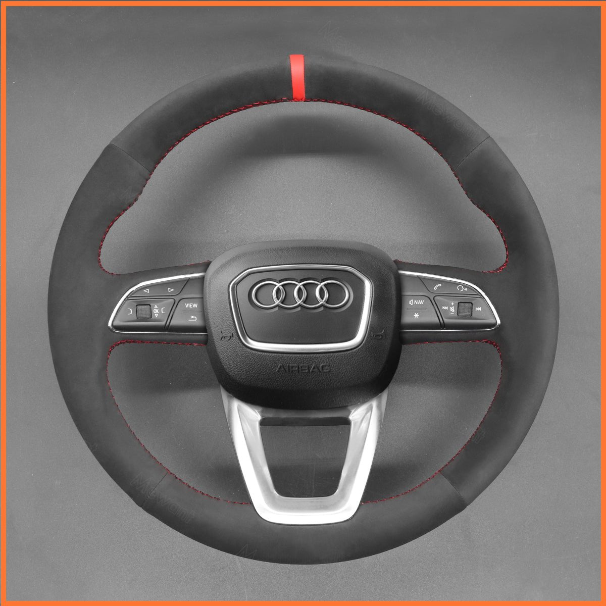 MEWANT Lenkradbezug für Audi A3 A4 A5 S3 S4 S5 RS 3 RS 4 Q2 SQ2 Q8 SQ8 RS Q8 2020-2022 - Mewant.de