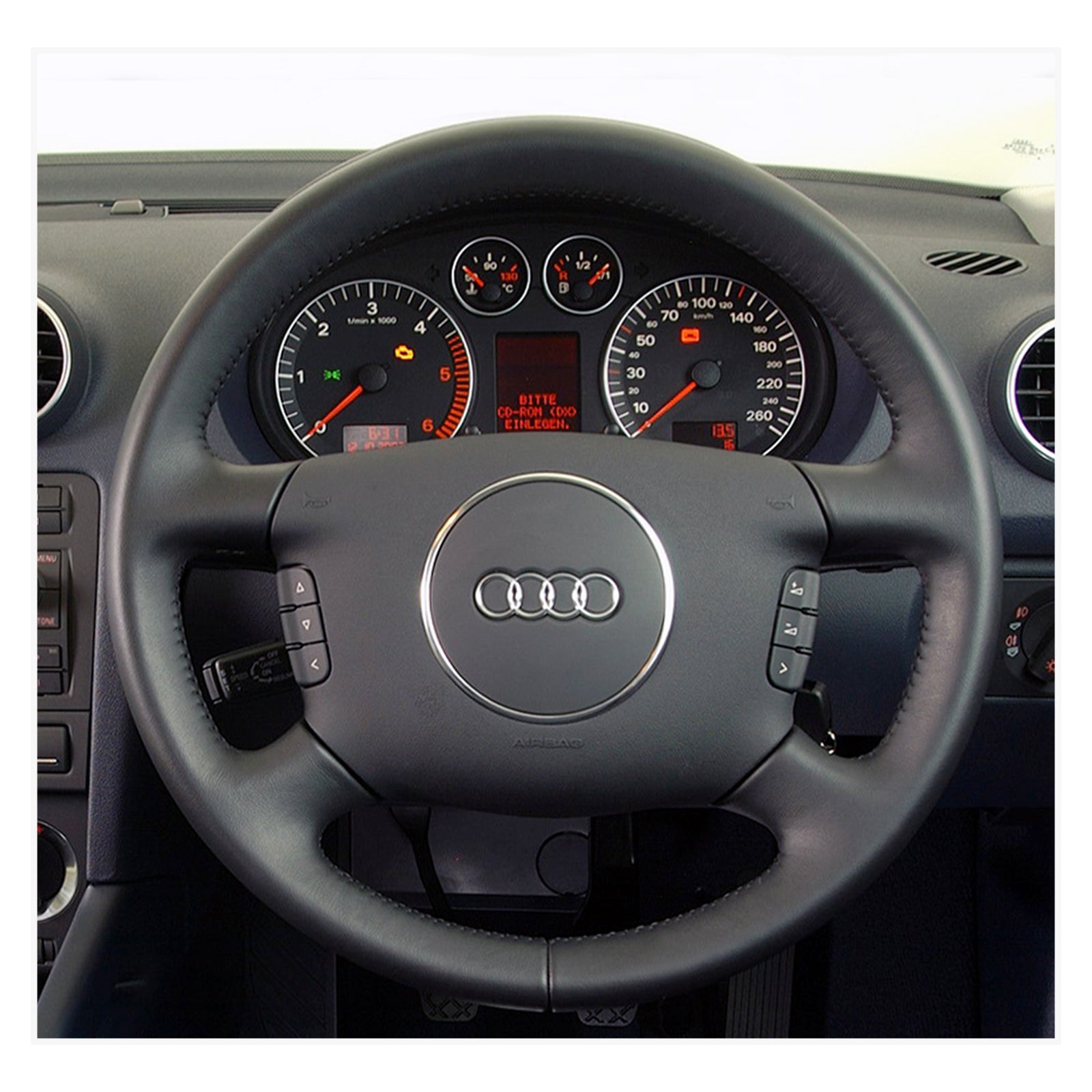 MEWANT Lenkradbezug für Audi A4 2002-2005 / A6 / A8 A8 L 1999-2004 / Allroad 2001-2005 / S4 2004-2006 - Mewant.de