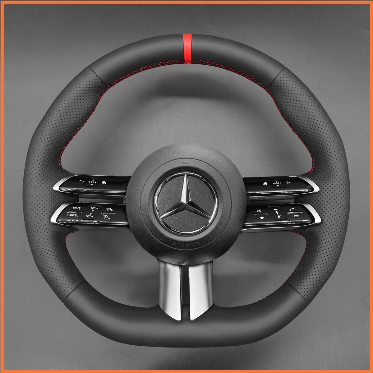 MEWANT Lenkradbezug für Benz AMG-Line AMG-Sport A-Class B-Class C-Class CLA-Class E-Class GLB-Class S-Class - Mewant.de