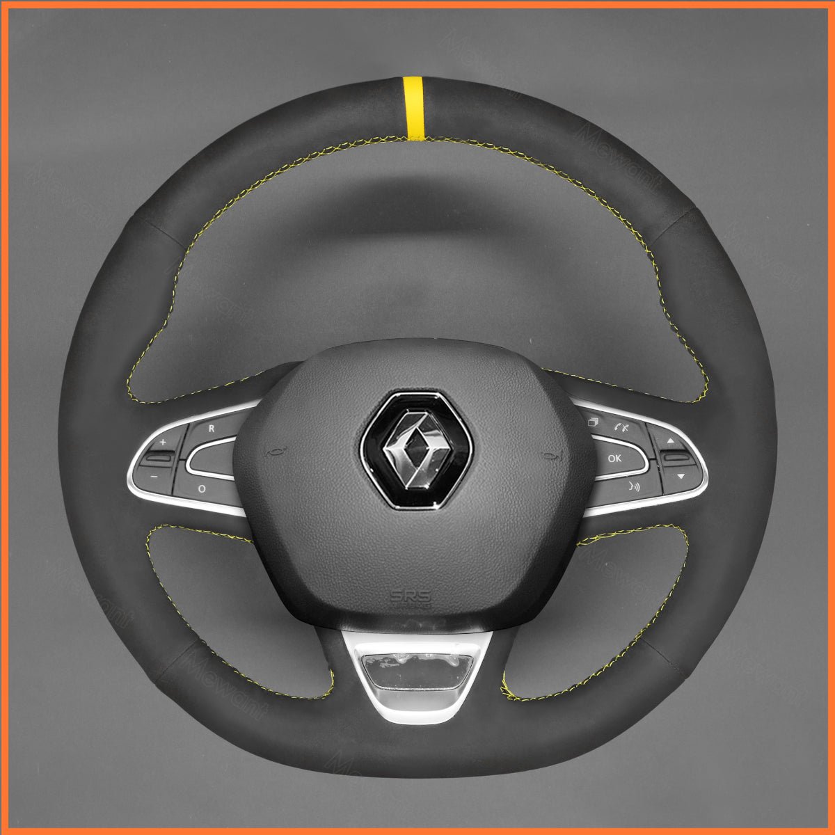 MEWANT Lenkradbezug für Renault Megane 4 / Scenic 4 / Kadjar / Talisman / Renault Samsung QM6 / SM6 2016-2019 - Mewant.de