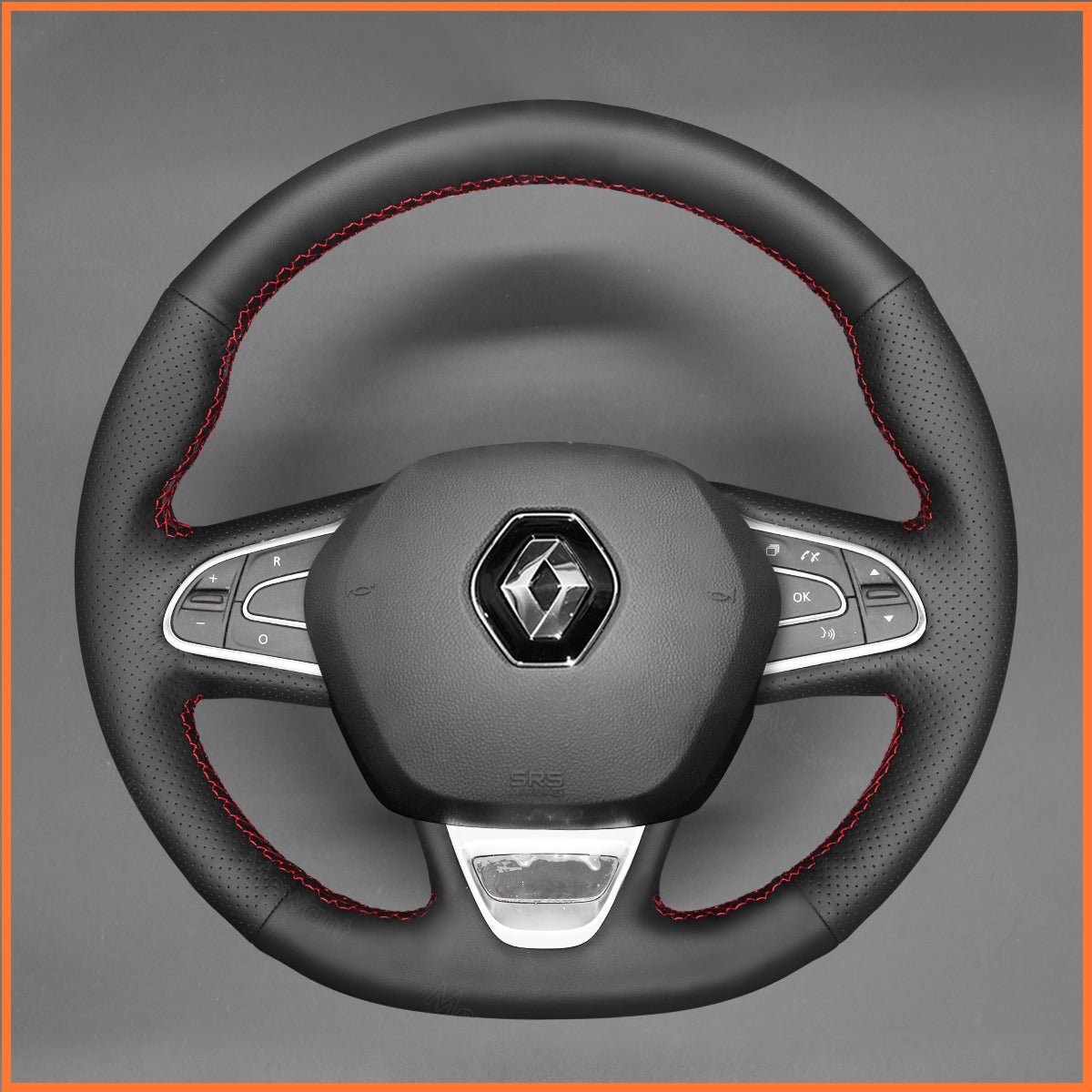 MEWANT Lenkradbezug für Renault Megane 4 / Scenic 4 / Kadjar / Talisman / Renault Samsung QM6 / SM6 2016-2019 - Mewant.de