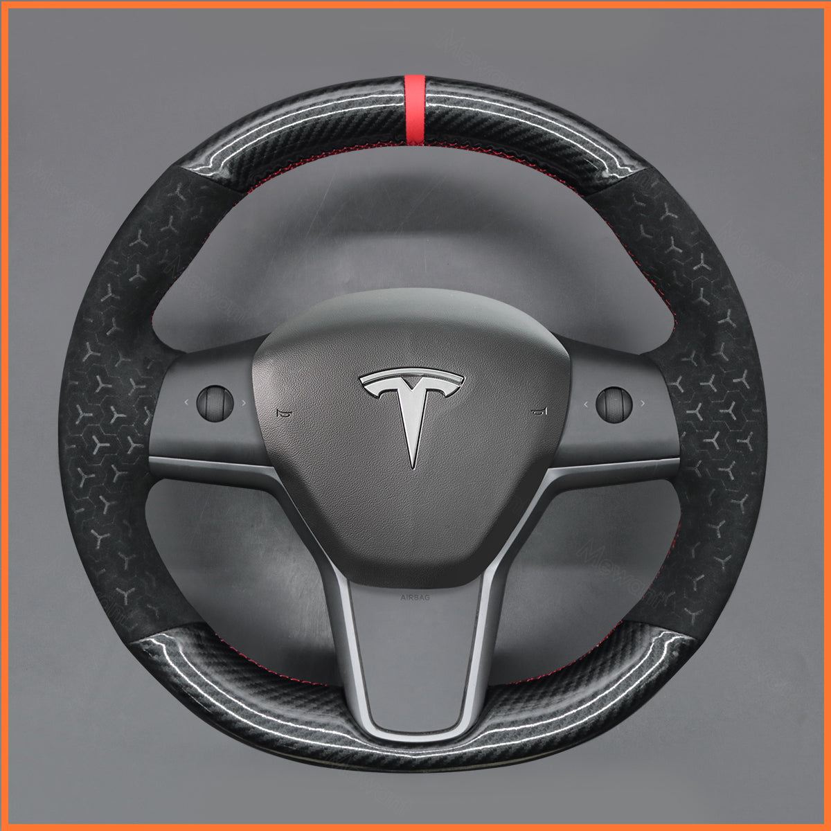MEWANT Lenkradbezug für Tesla Model 3 2019-2023 / Model Y 2021-2023 - Mewant.de