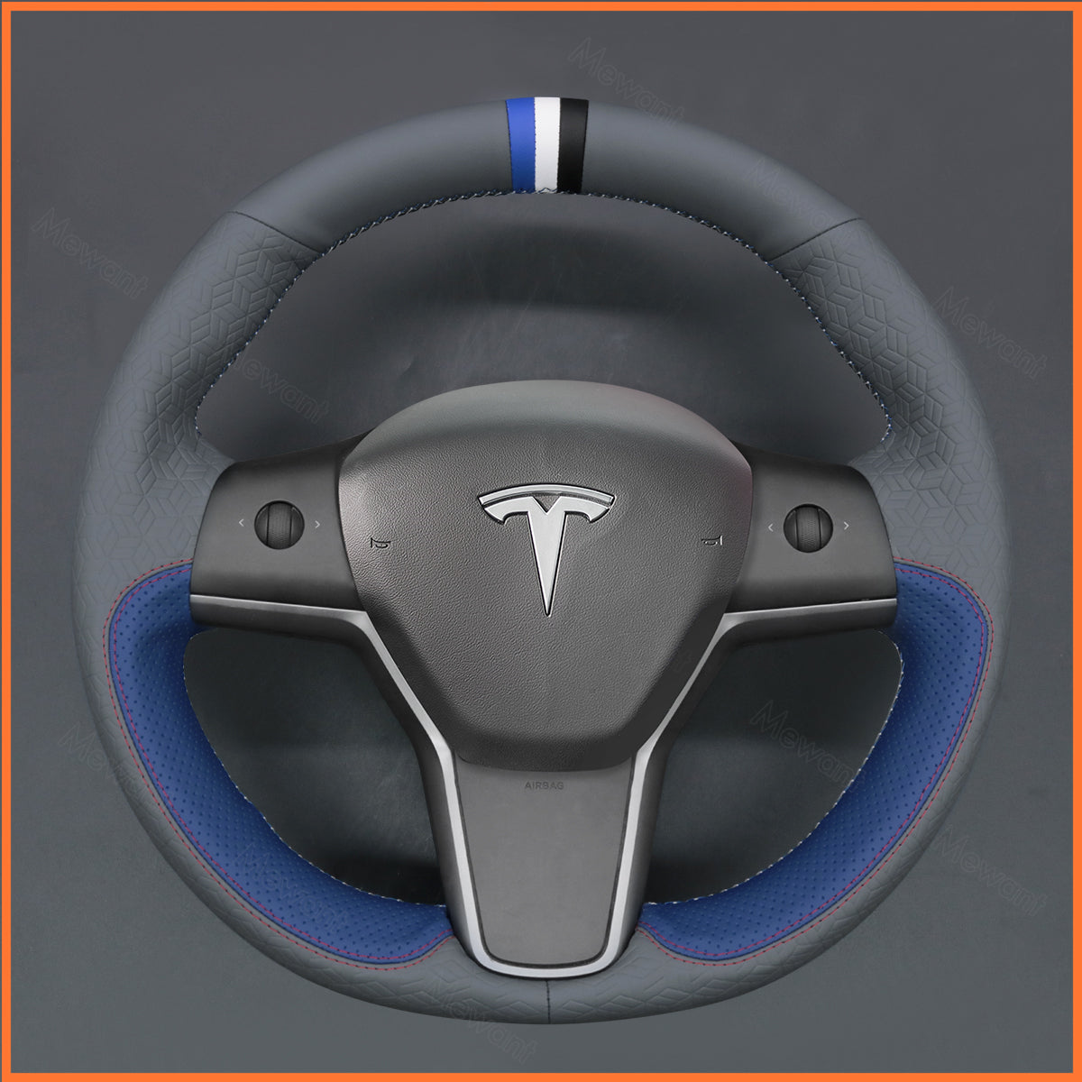 MEWANT Lenkradbezug für Tesla Model 3 2019-2023 / Model Y 2021-2023 - Mewant.de