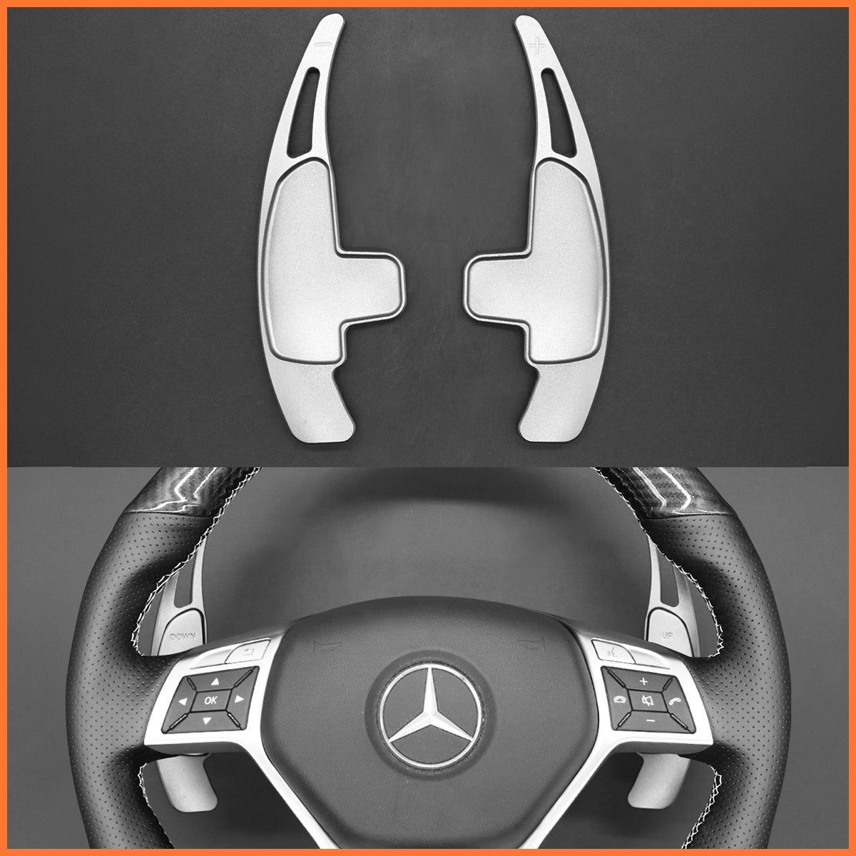 Schaltwippen für Mercedes Benz AMG C117 / C218 / W204 / W212 / R231 2012-2016 - Mewant.de