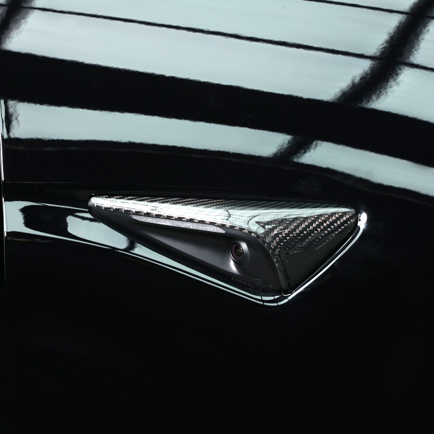 MEWANT Abdeckungen Seitenkameras Echtkohlefaser Tesla Model 3 und Model Y Tesla Model 3 Highland HW 4.0 2024 - Mewant.de