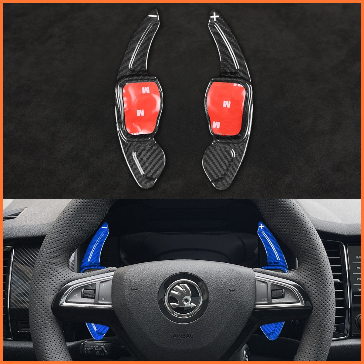 Schaltwippen für Skoda Citigo / Fabia / Karoq / Octavia / Scala / Superb 2015-2019 - Mewant.de