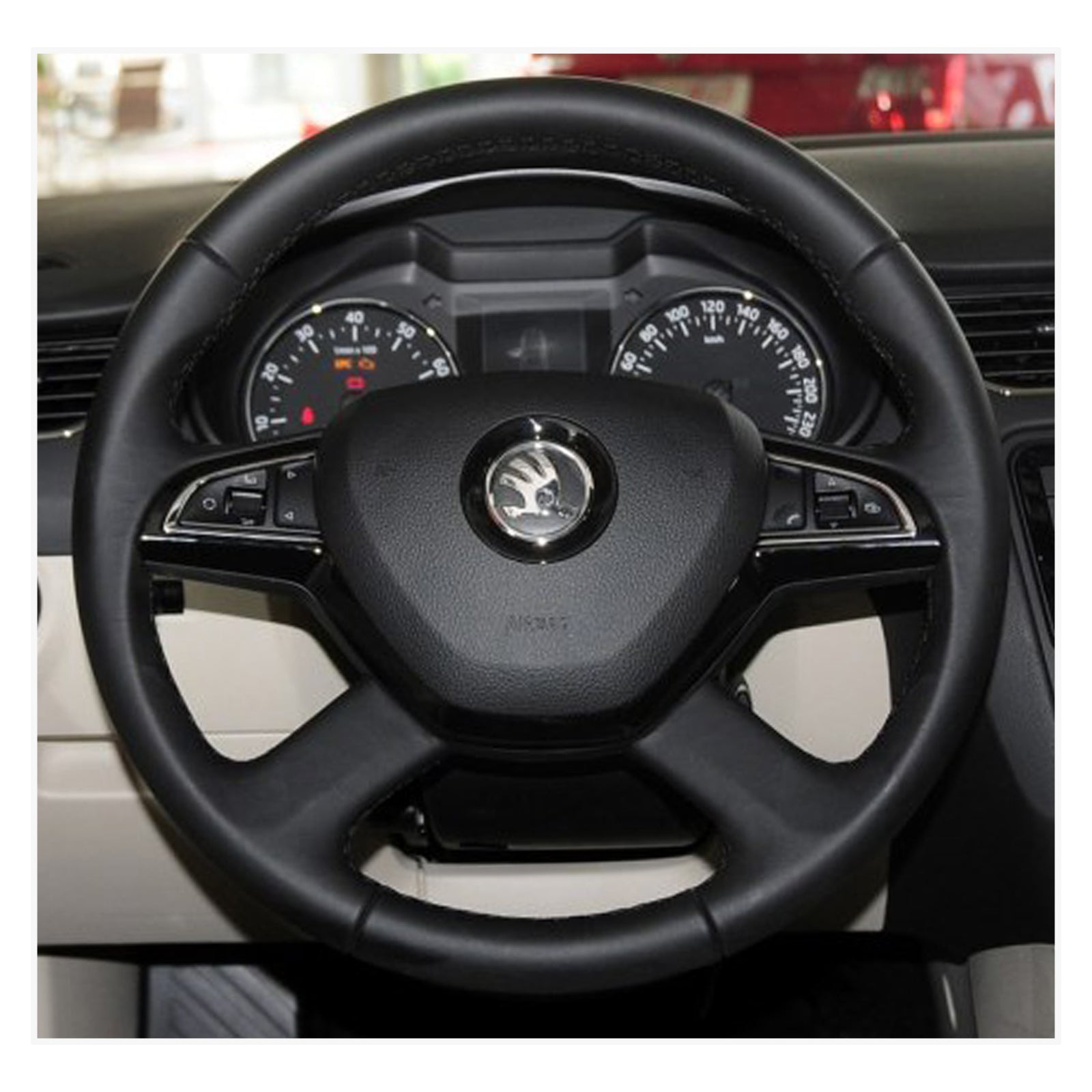 MEWANT Lenkradbezug für Skoda Citigo 2013 / Fabia / Superb / Roomster / Rapid 2012-2013 / Octavia 2013-2015 - Mewant.de