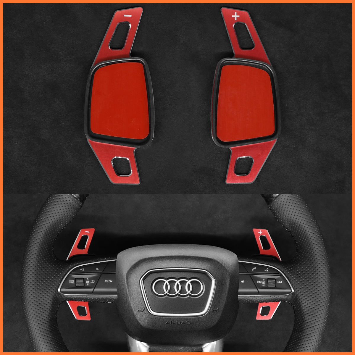 Schaltwippen für Audi Q3 / Q5 / Q7 / Q8 / SQ5 / SQ8 2015-2022 - Mewant.de