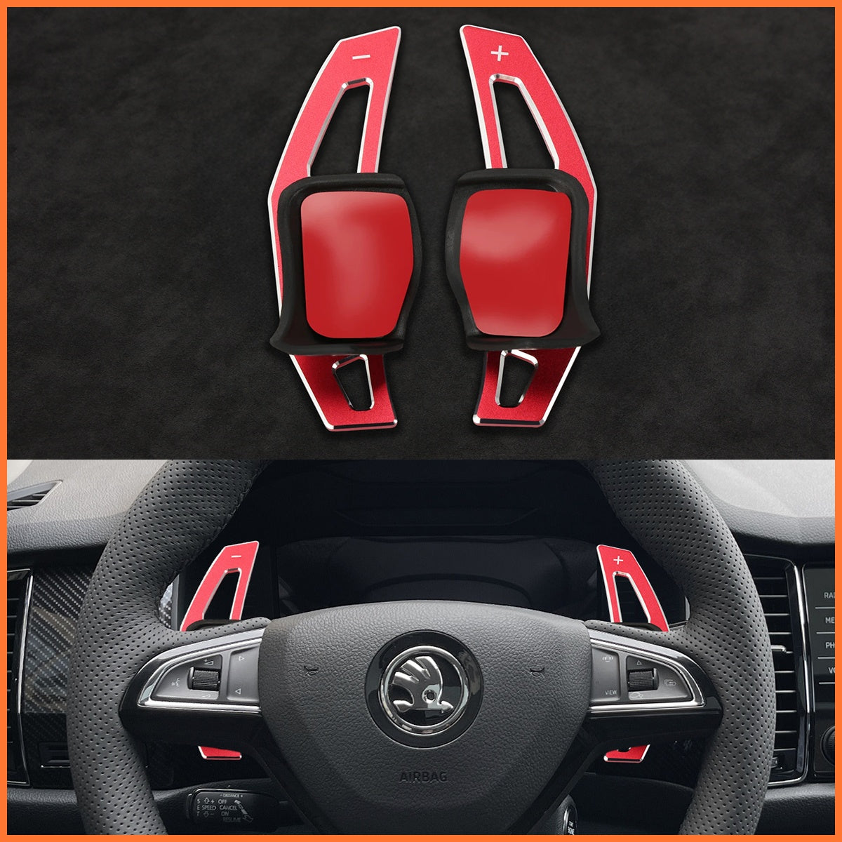 Schaltwippen für Skoda Citigo / Fabia / Karoq / Octavia / Scala / Superb 2015-2019 - Mewant.de