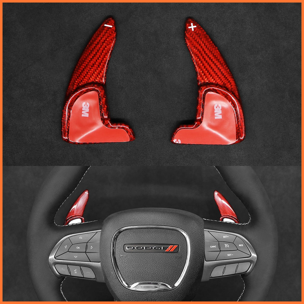 Schaltwippen für Dodge Charger / Challenger 2015-2023 - Mewant.de