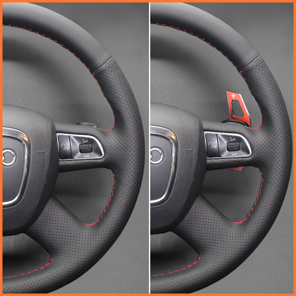 Schaltwippen für Audi A3 / A4 / A6 / A8 / Q5 / Q7 / S8 2006-2013 - Mewant.de