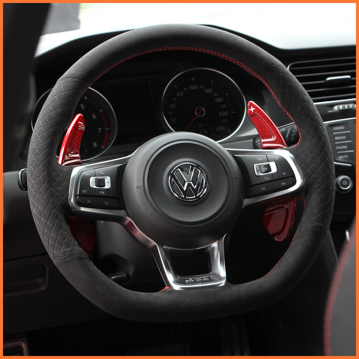 Schaltwippen für Volkswagen Golf 7 R / MK7 / GTI - Mewant.de