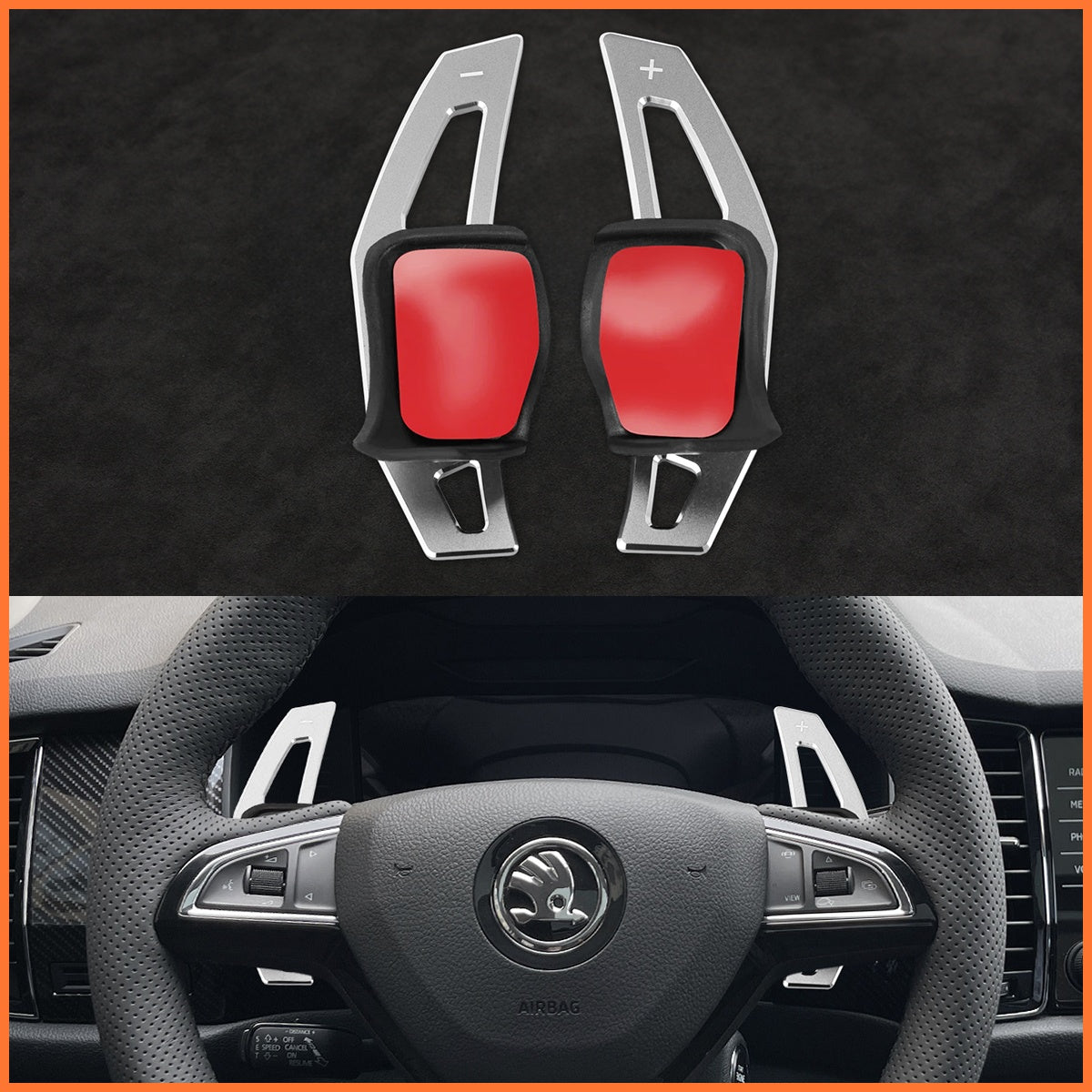 Schaltwippen für Skoda Citigo / Fabia / Karoq / Octavia / Scala / Superb 2015-2019 - Mewant.de