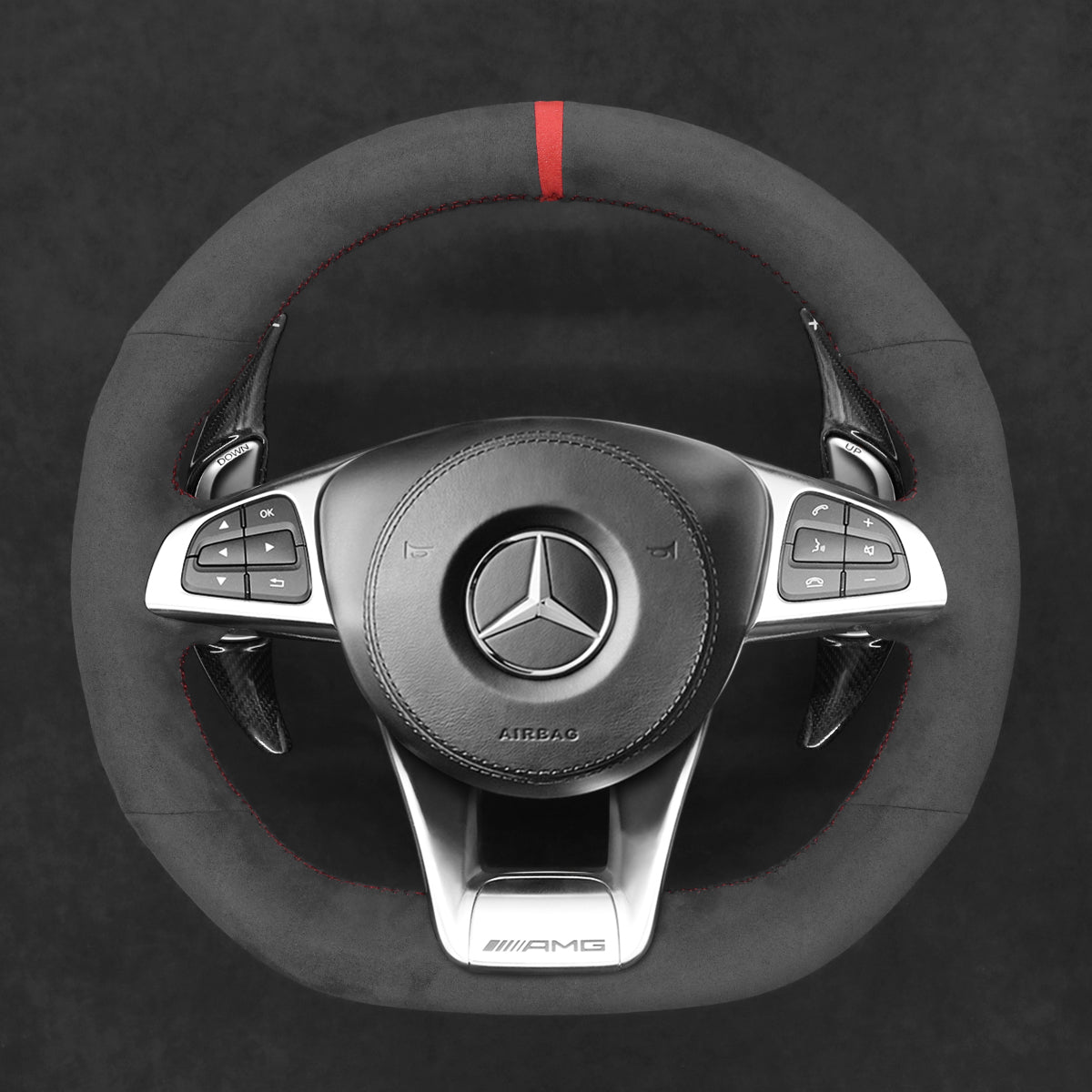 Schaltwippen für Mercedes Benz AMG C190 / C117 / C218 / C253 / W166 / W205 / W213 / W222 / R172 / R190 / X166 / X253 2015-2020 - Mewant.de