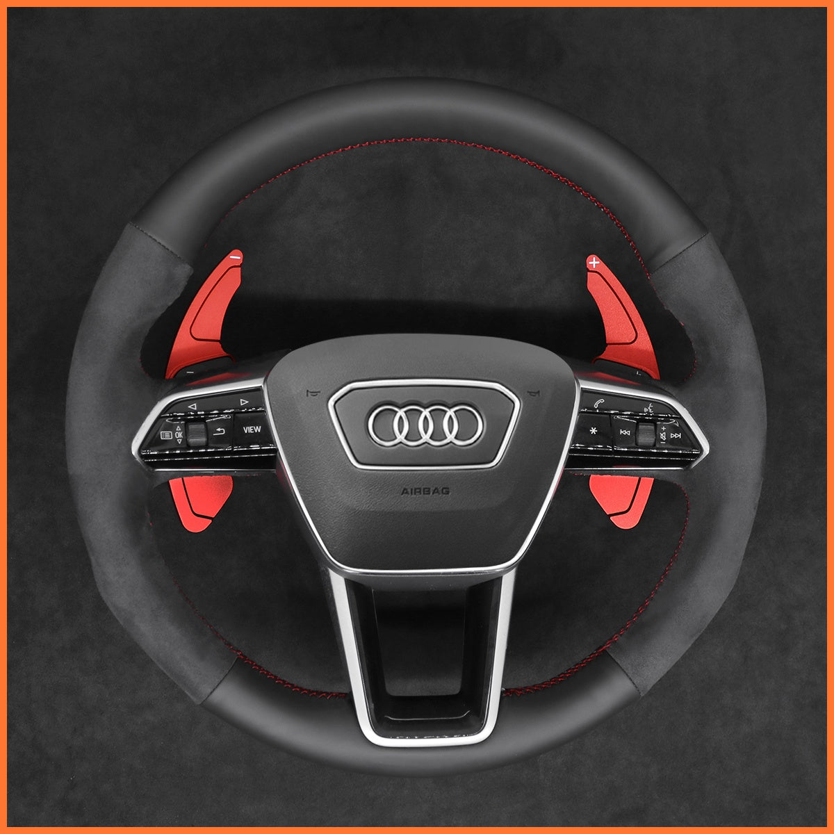 Schaltwippen für Audi A6 / A7 / A8 / S6 / S7 / S8 / RS6 / RS7 / e-tron GT 2018-2023 - Mewant.de