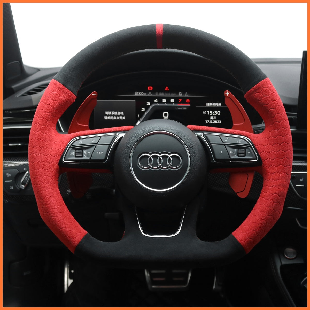 Schaltwippen für Audi A1 / A3 / A4 / A5 / S3 / S4 / S5 / RS4 2015-2022 - Mewant.de