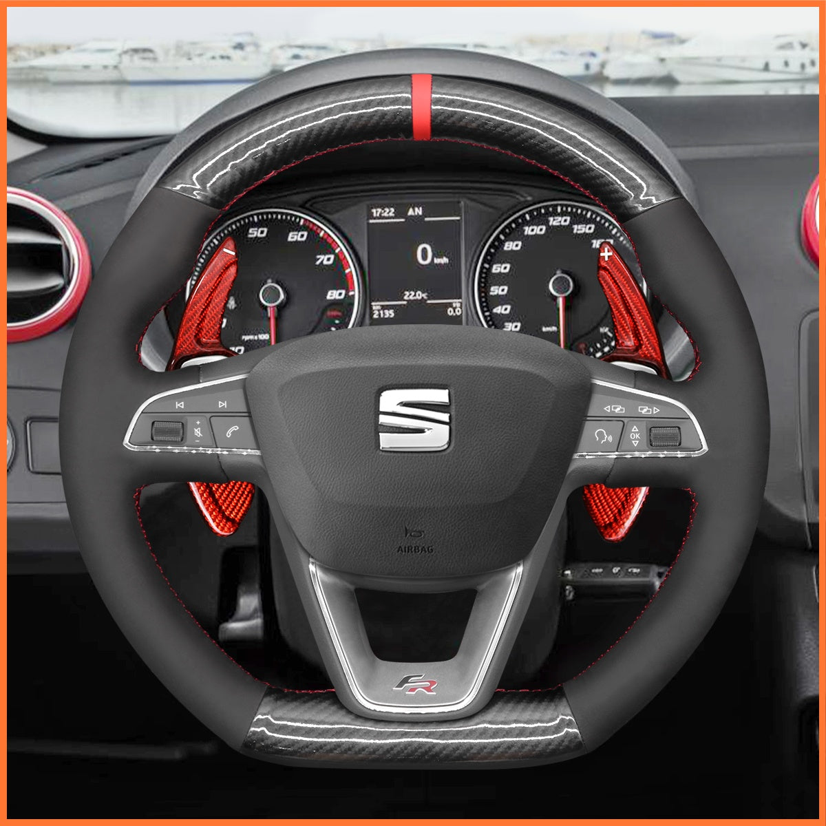 Schaltwippen für SEAT Leon / Ibiza / Alhambra / Toledo FR / Arona / Ateca FR-Line 2014-2022 - Mewant.de