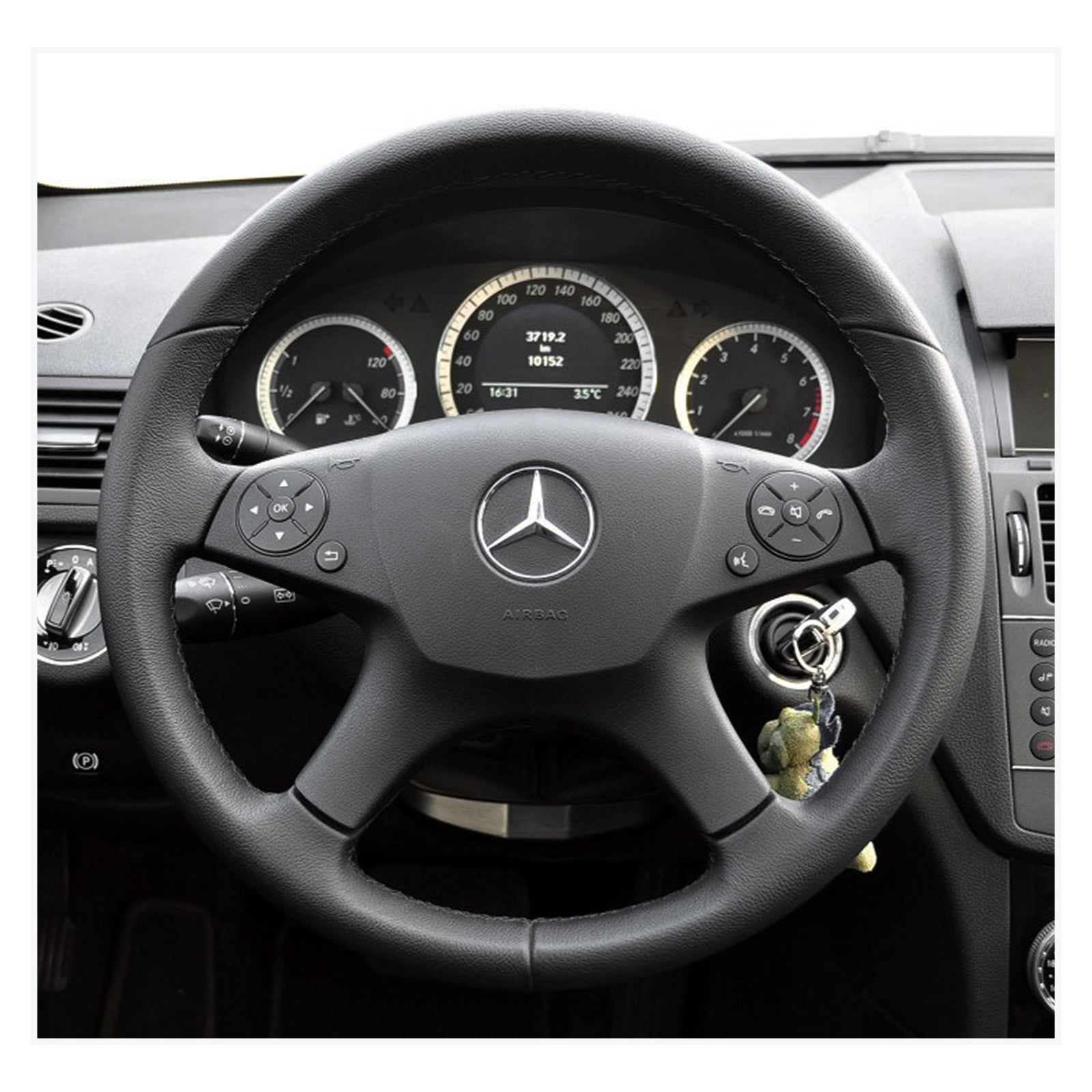 MEWANT Lenkradbezug für Mercedes-Benz W204 C-Class C280 C230 C180 C260 C200 C300 2007-2010 - Mewant.de