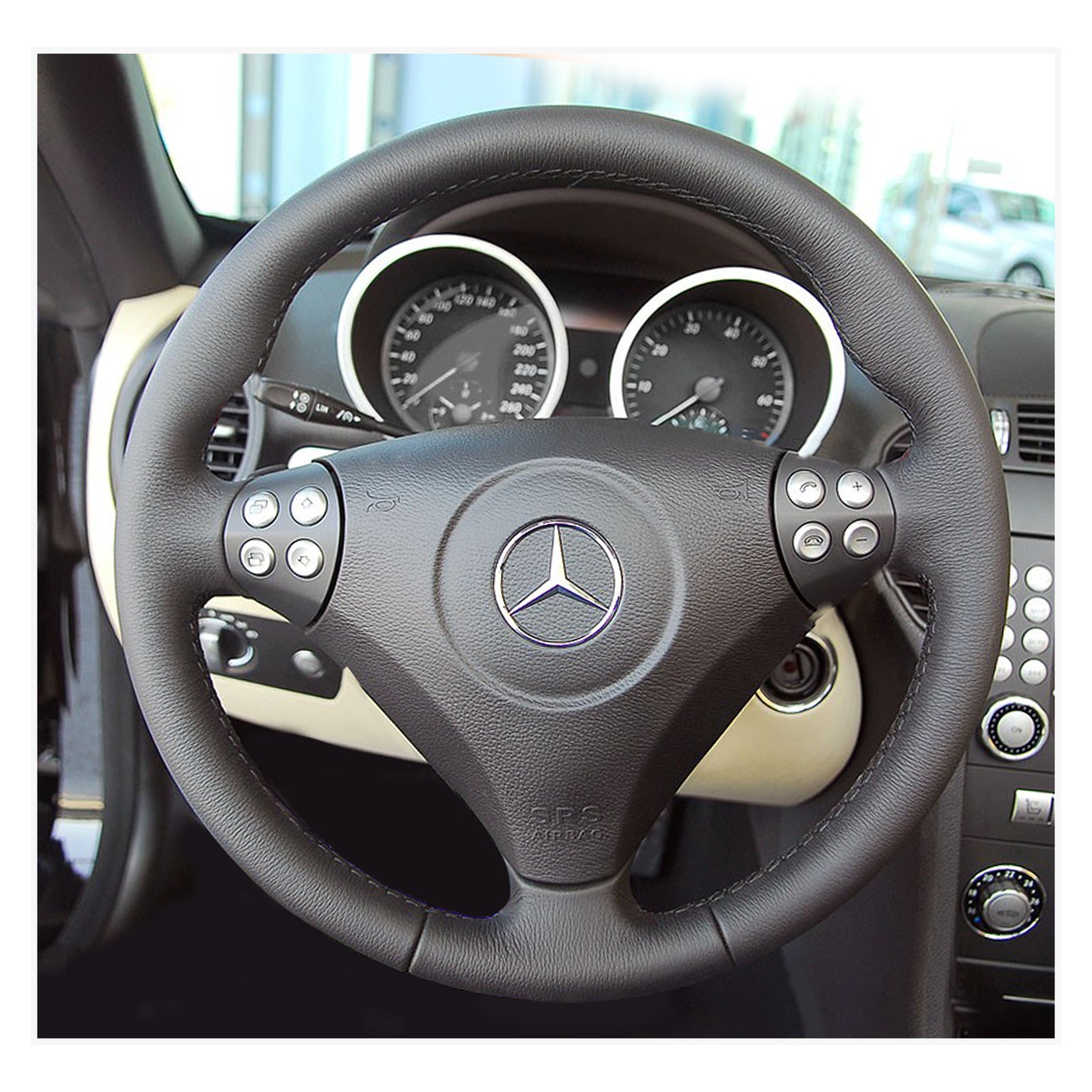 MEWANT Lenkradbezug für C-Class W203 / SLK-Class R171 2005-2008 - Mewant.de