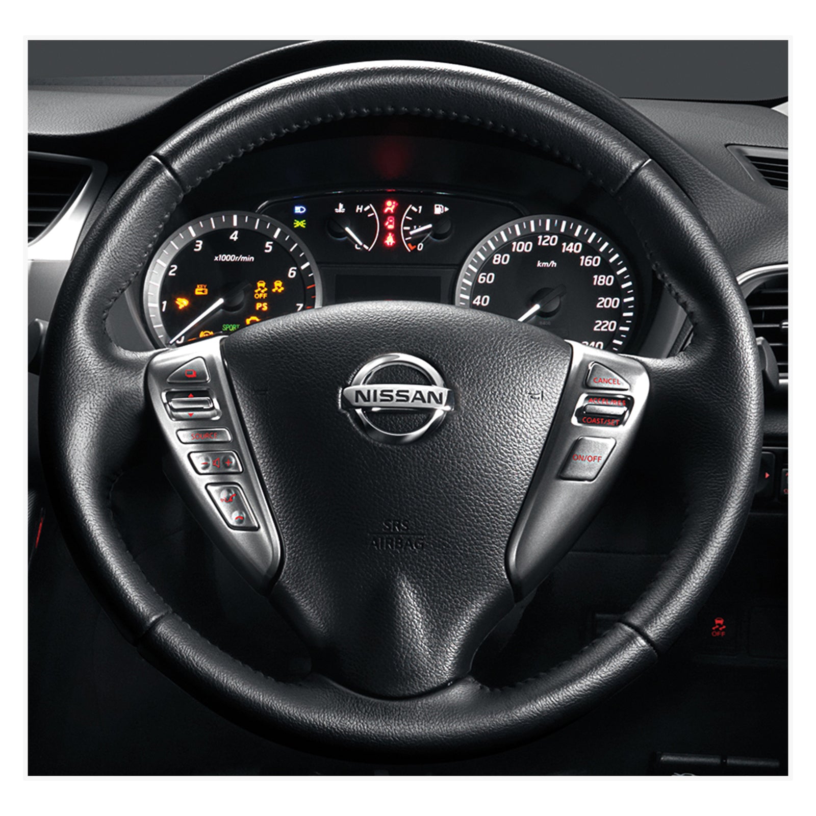 MEWANT Lenkradbezug für Nissan Note 2013-2017 / Serena 2012-2016 / Bluebird Sylphy (RU) 2012-2020 - Mewant.de