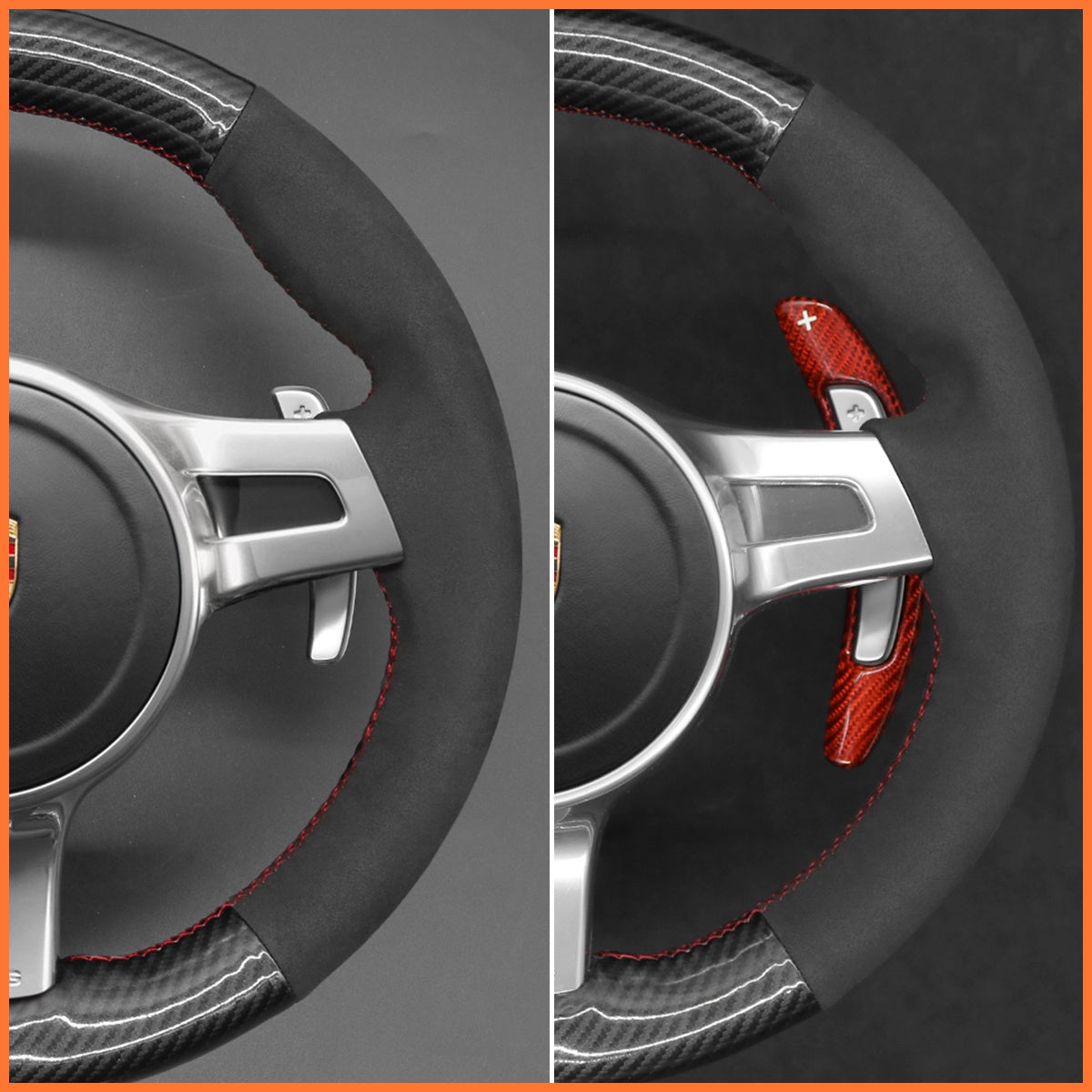 Schaltwippen für Porsche 911 / Boxster / Cayman 981 / Cayenne / Panamera 2009-2016 - Mewant.de