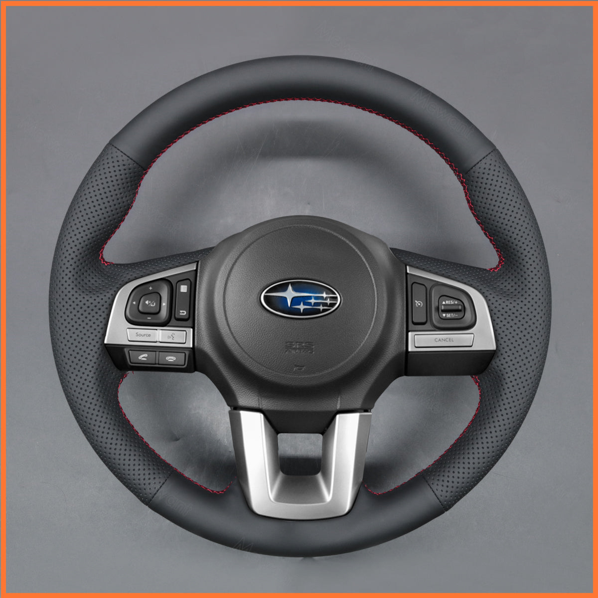 MEWANT Lenkradbezug für Subaru Legacy 2015-2017 / Outback 2015-2017 / XV (Crosstrek) 2016-2017 / Forester 2017-2018 - Mewant.de