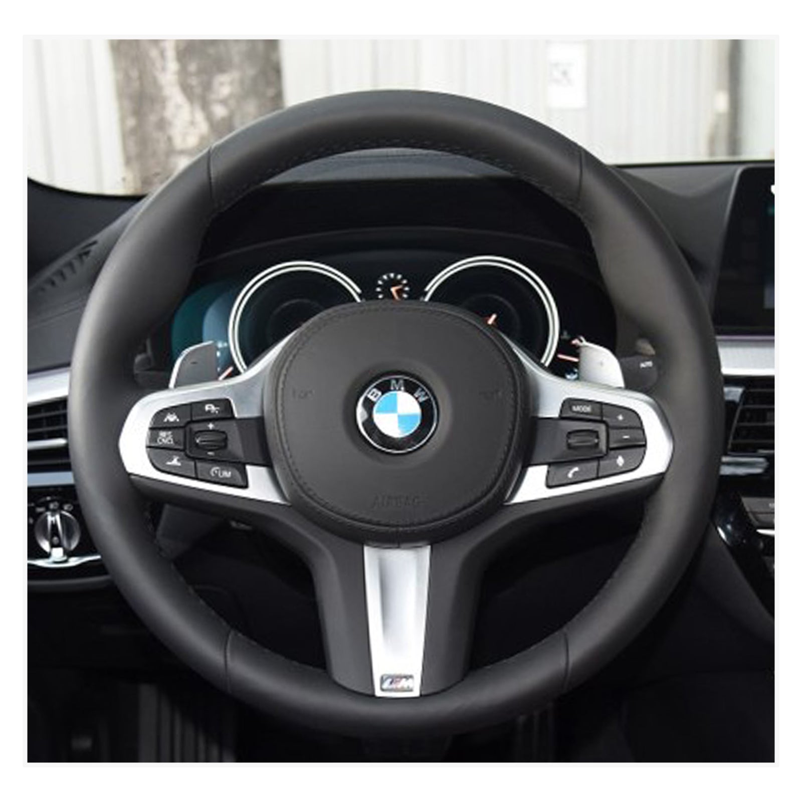 Funda para volante MEWANT para BMW G30 G31 GT G32 G11 G12 G14 G15 G16 M5 F90 2019-2024