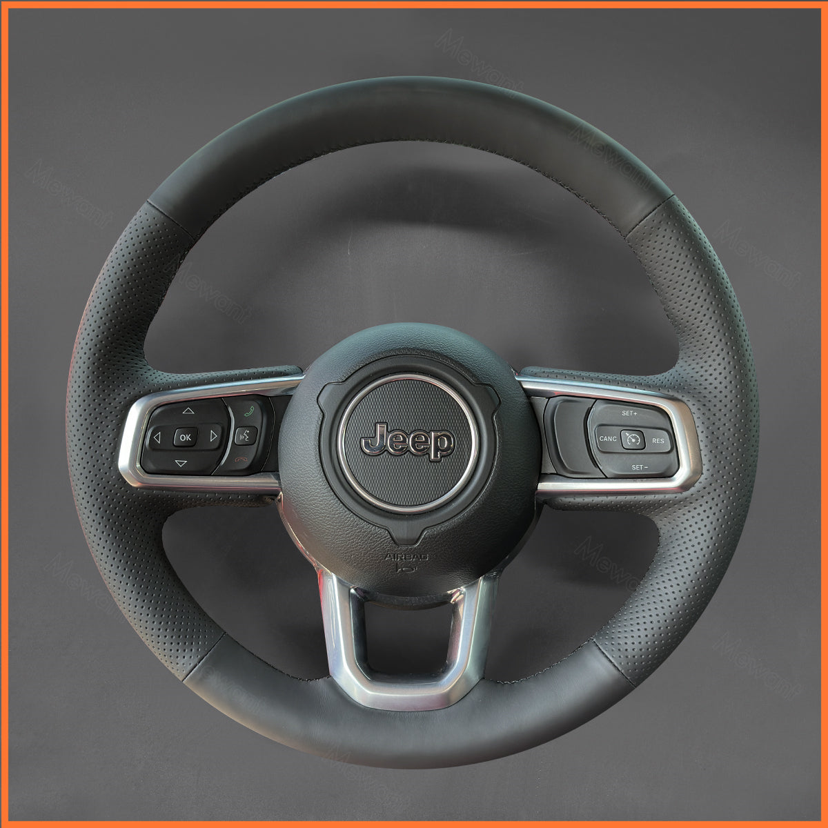 MEWANT Lenkradbezug für Jeep Wrangler JL / Gladiator JT 2020-2023 - Mewant.de
