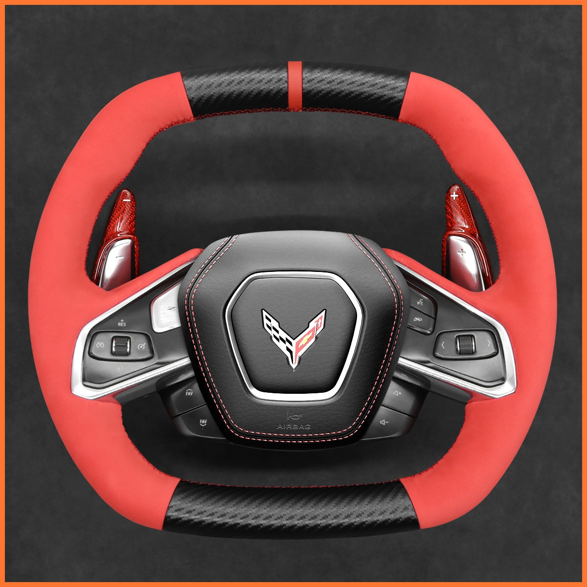 Schaltwippen für Chevrolet Corvette (C8) 2020-2025 - Mewant.de