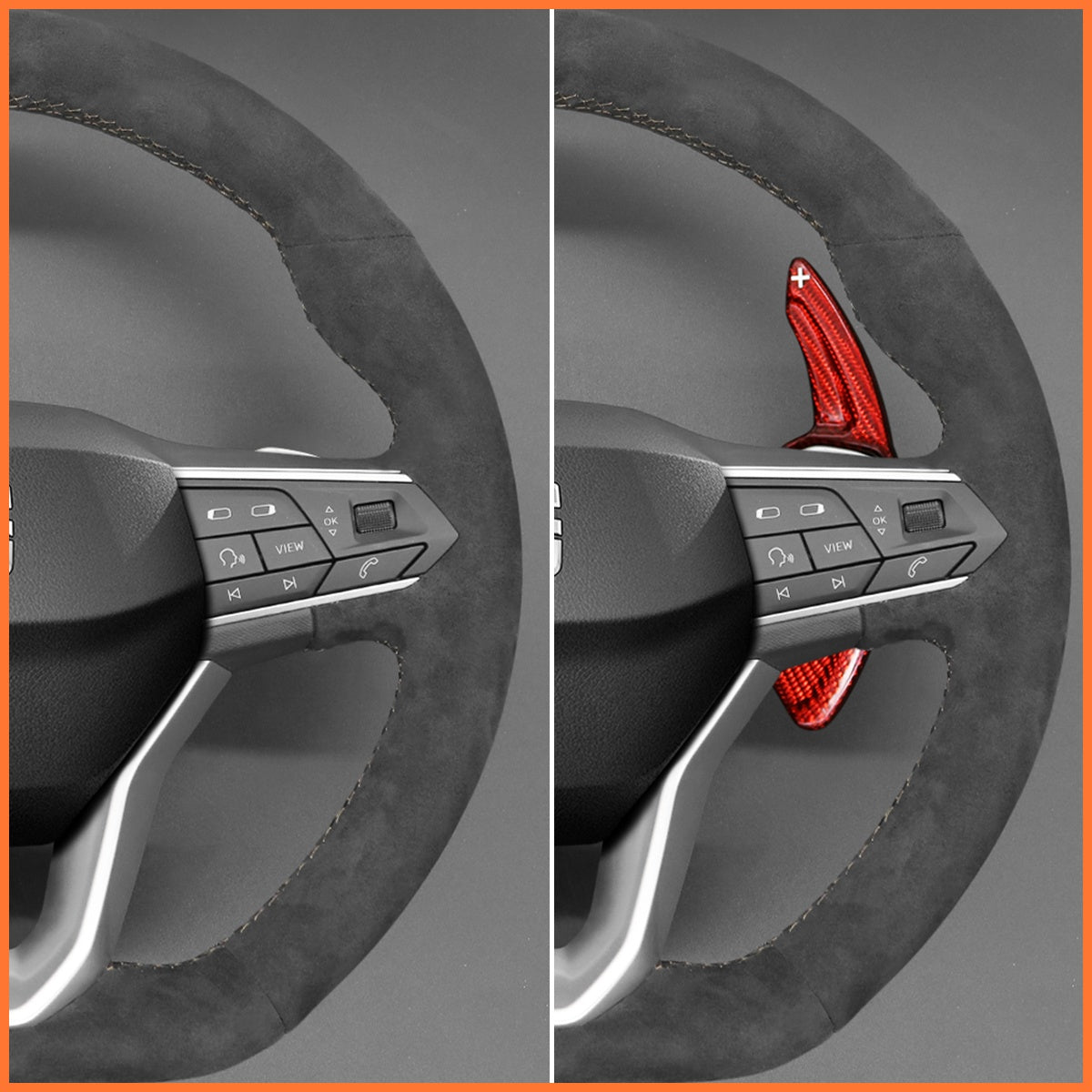 Schaltwippen für SEAT Leon IV / Ibiza 6F / Ateca / Arona / Tarraco 2020-2023 - Mewant.de