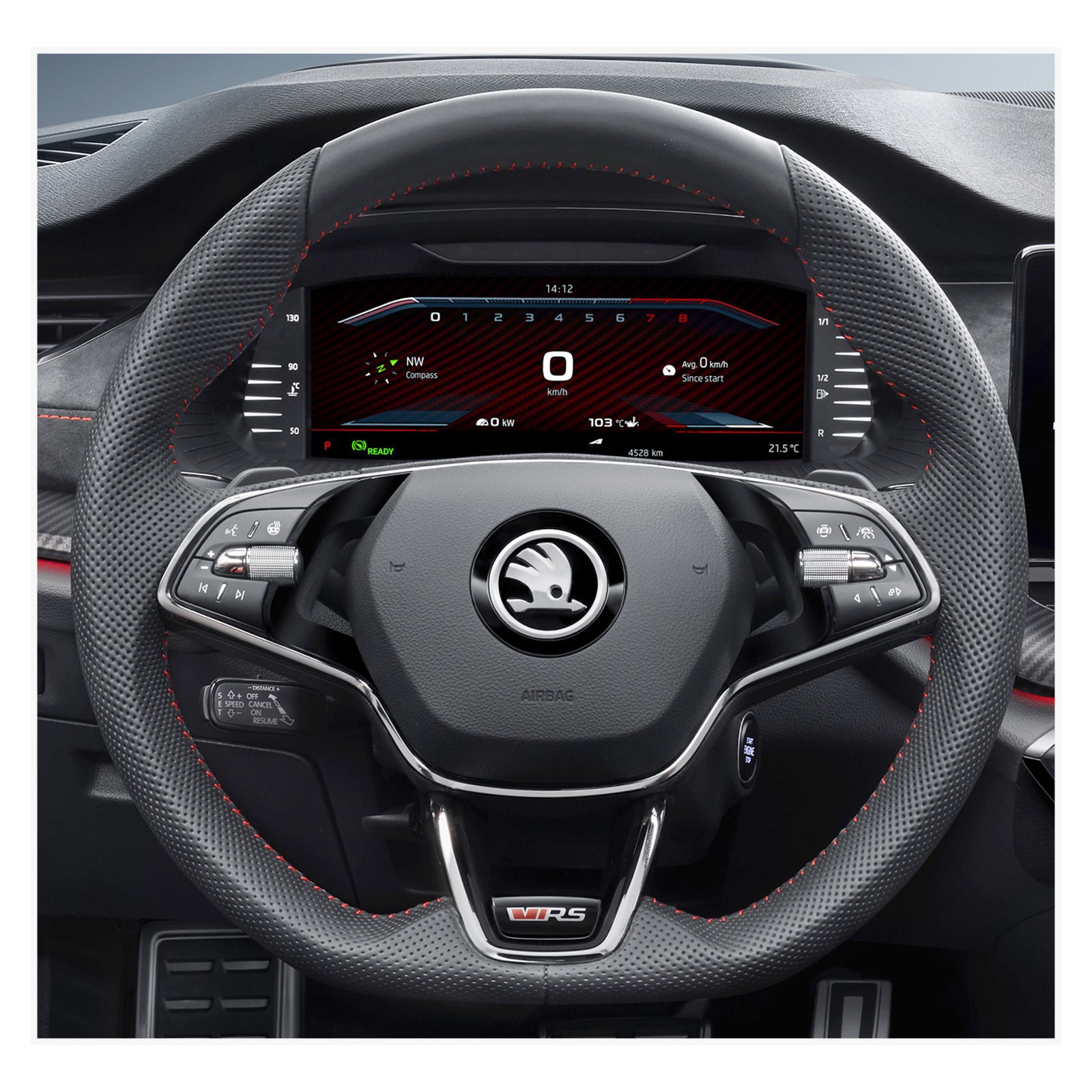 MEWANT Lenkradbezug für Skoda Octavia vRS 2021-2023 / Fabia 2021-2023 - Mewant.de