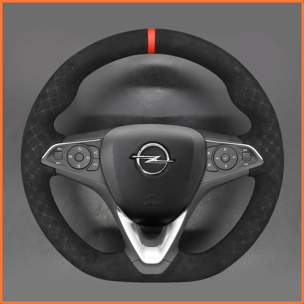 MEWANT Funda de volante para Opel Astra K / Combo / Corsa E F / Grandland X / Insignia CT B
