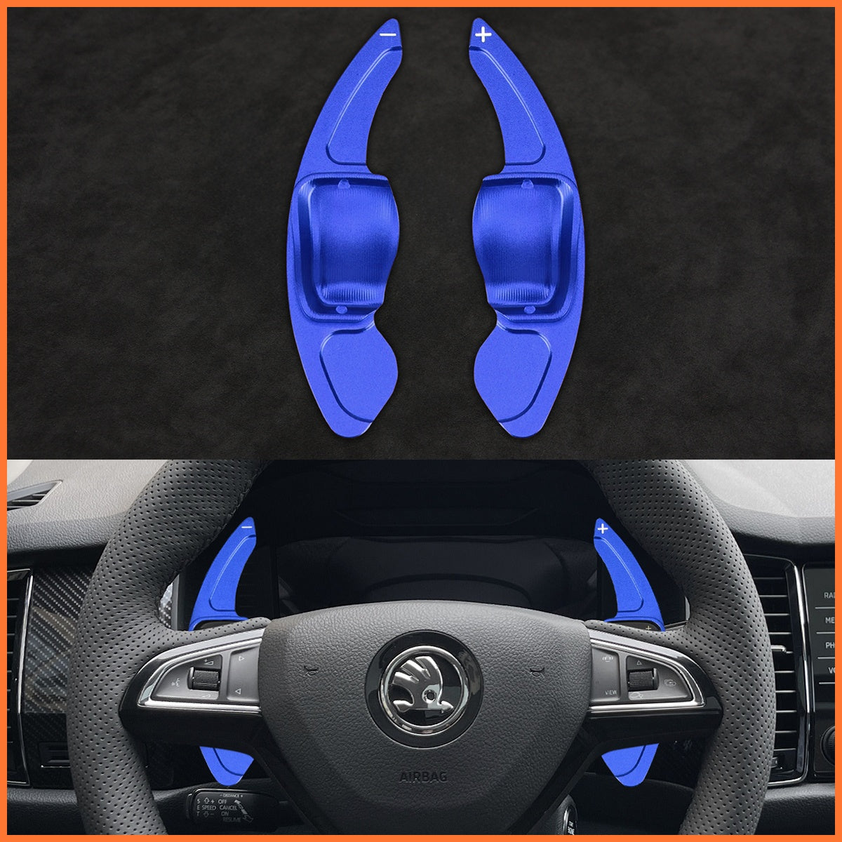 Schaltwippen für Skoda Citigo / Fabia / Karoq / Octavia / Scala / Superb 2015-2019 - Mewant.de