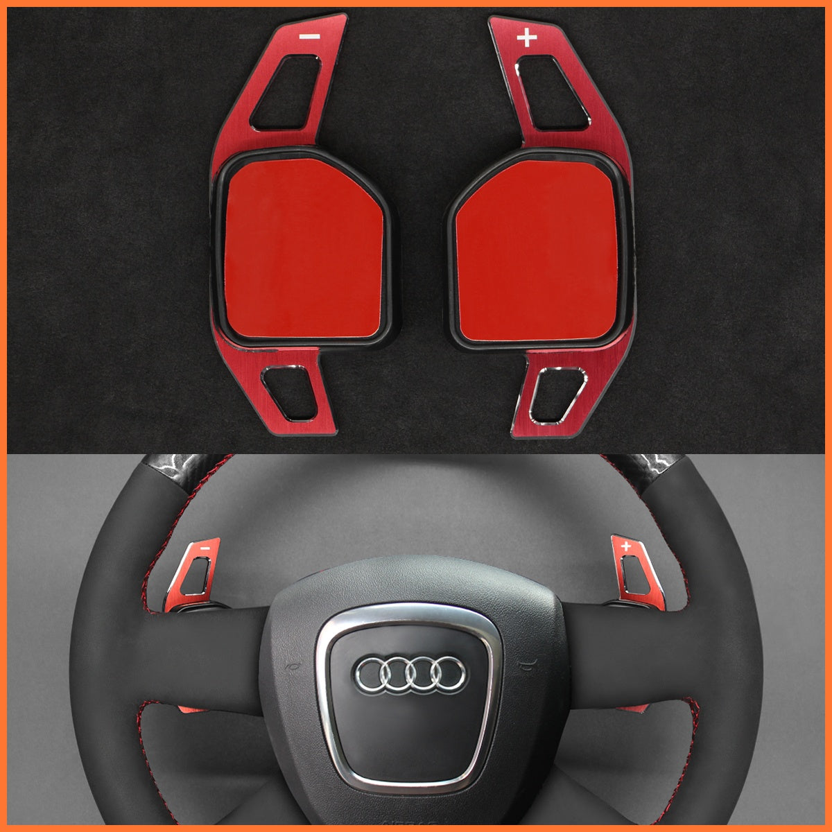 Schaltwippen für Audi A3 / A4 / A6 / Q5 / Q7 2006-2013 - Mewant.de