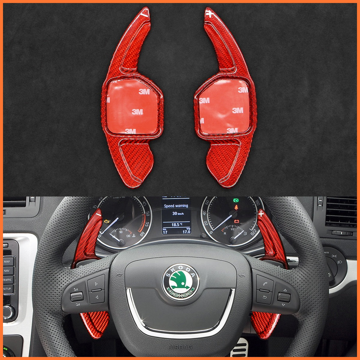 Schaltwippen für Skoda Fabia RS II 2010-2014 - Mewant.de