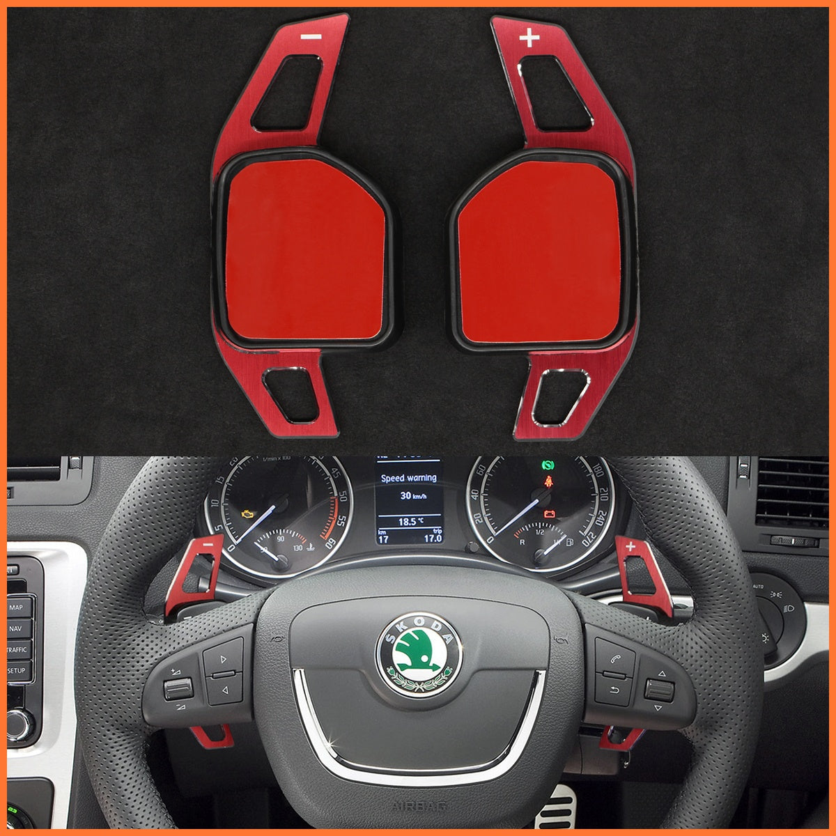 Schaltwippen für Skoda Fabia RS II 2010-2014 - Mewant.de
