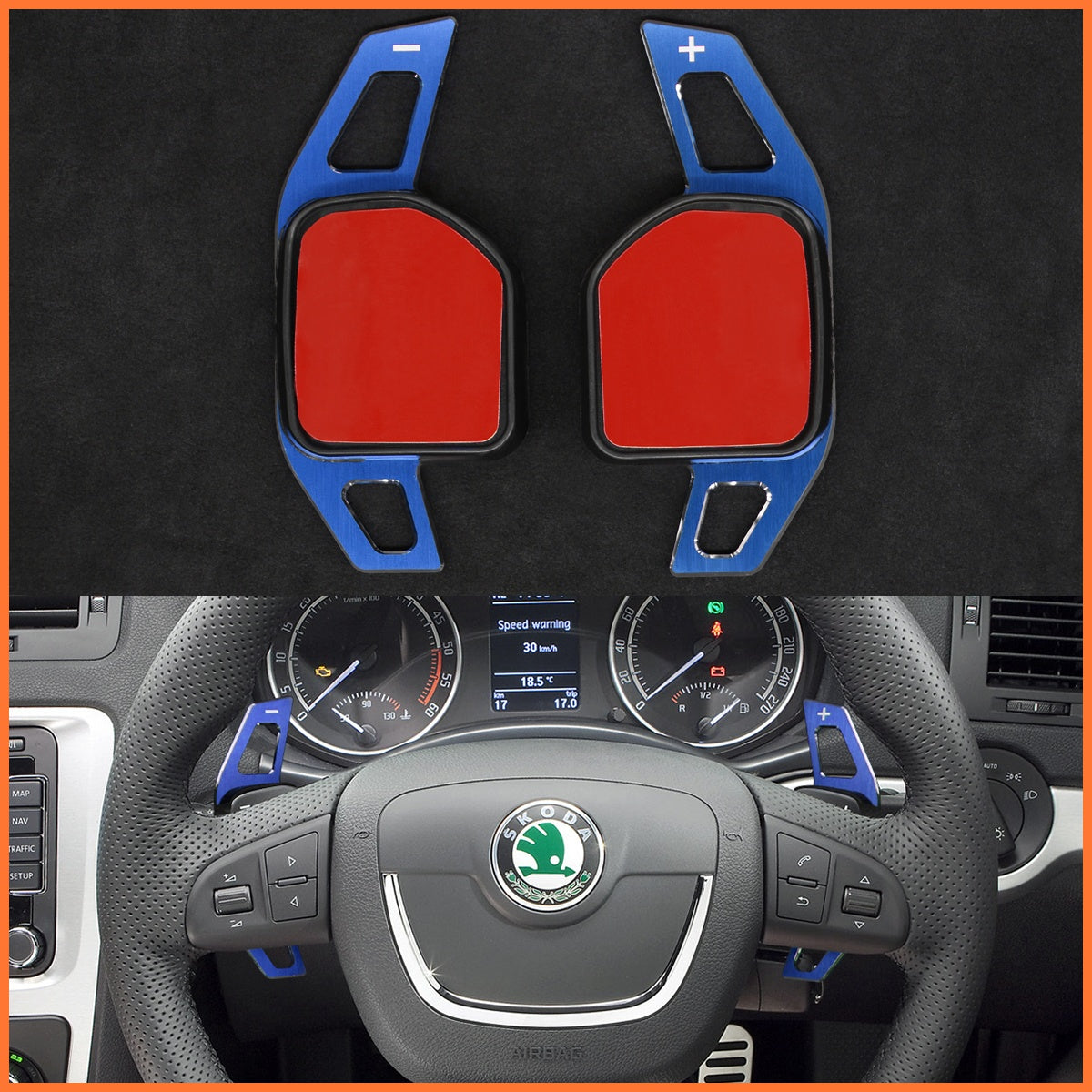 Schaltwippen für Skoda Fabia RS II 2010-2014 - Mewant.de