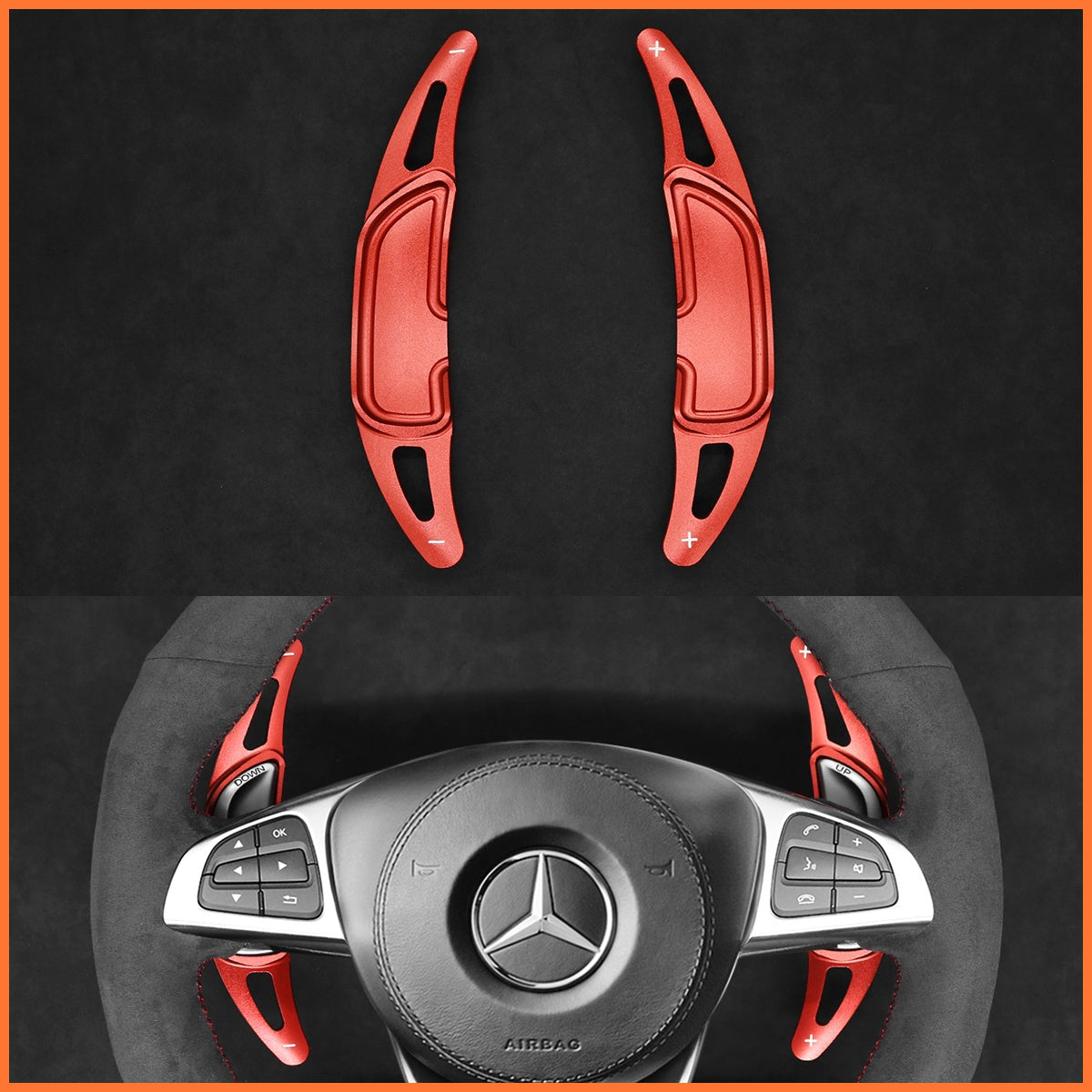 Levas de cambio para Mercedes Benz AMG C190 / C117 / C218 / C253 / W166 / W205 / W213 / W222 / R172 / R190 / X166 / X253 2015-2020