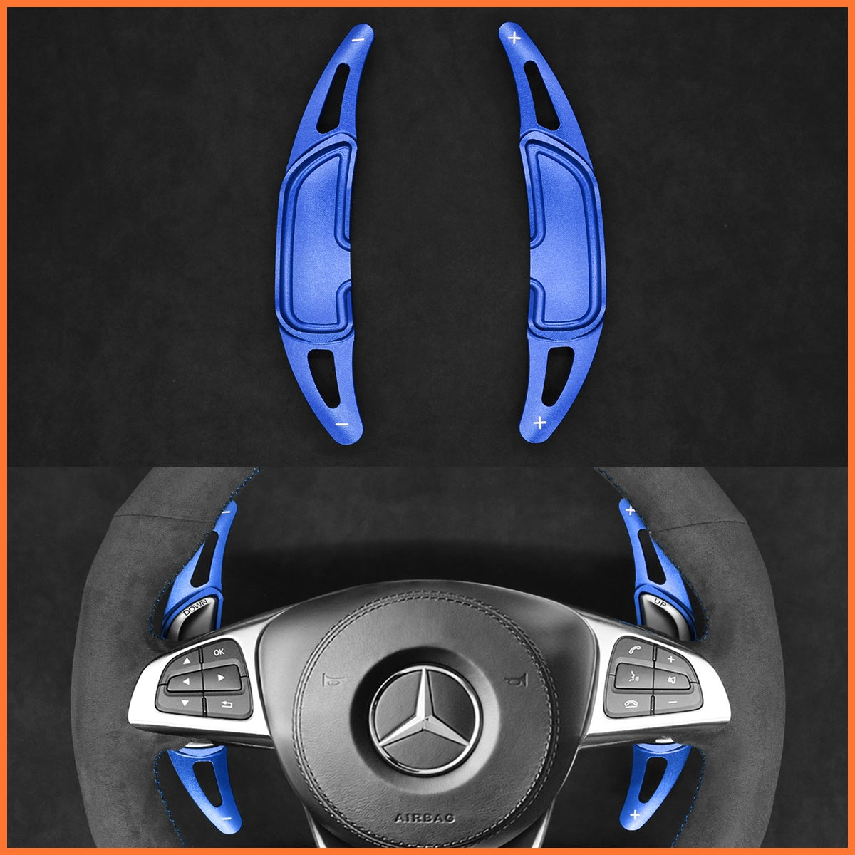 Levas de cambio para Mercedes Benz AMG C190 / C117 / C218 / C253 / W166 / W205 / W213 / W222 / R172 / R190 / X166 / X253 2015-2020