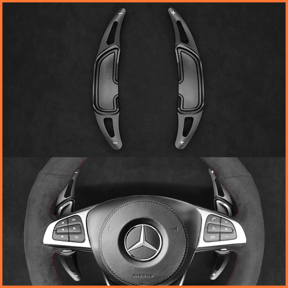 Levas de cambio para Mercedes Benz AMG C190 / C117 / C218 / C253 / W166 / W205 / W213 / W222 / R172 / R190 / X166 / X253 2015-2020