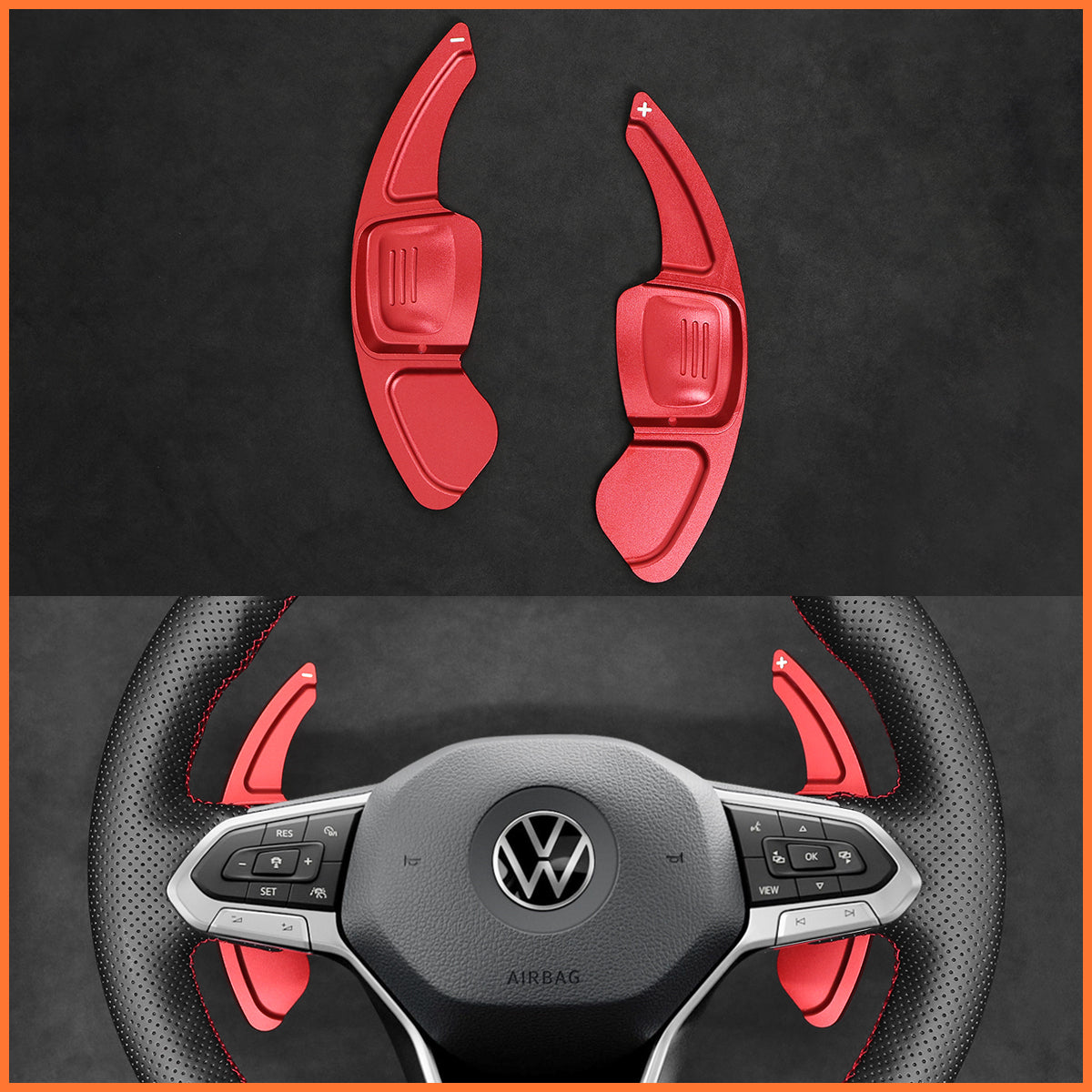 Schaltwippen für Volkswagen Golf 8 / Passat / Tiguan / CC - Mewant.de