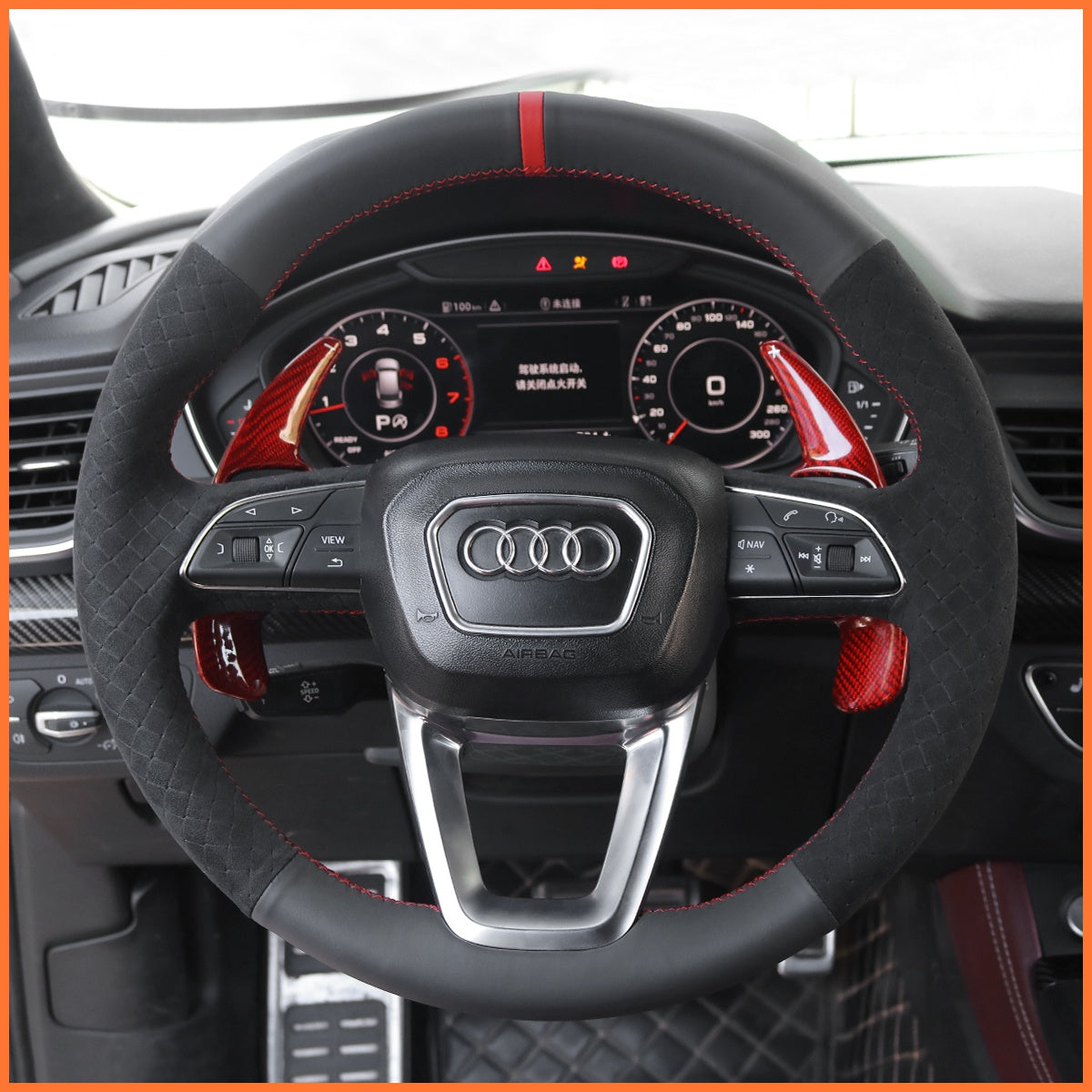 Schaltwippen für Audi A3 / A4 / A5 / RS / S3 / S4 / S5 / Q2 / Q3 / Q5 / Q7 / Q8 / SQ2 / SQ5 / SQ7 / SQ8 2015-2022 - Mewant.de