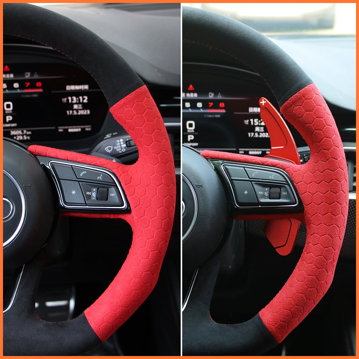 Schaltwippen für Audi A1 / A3 / A4 / A5 / S3 / S4 / S5 / RS4 2015-2022 - Mewant.de