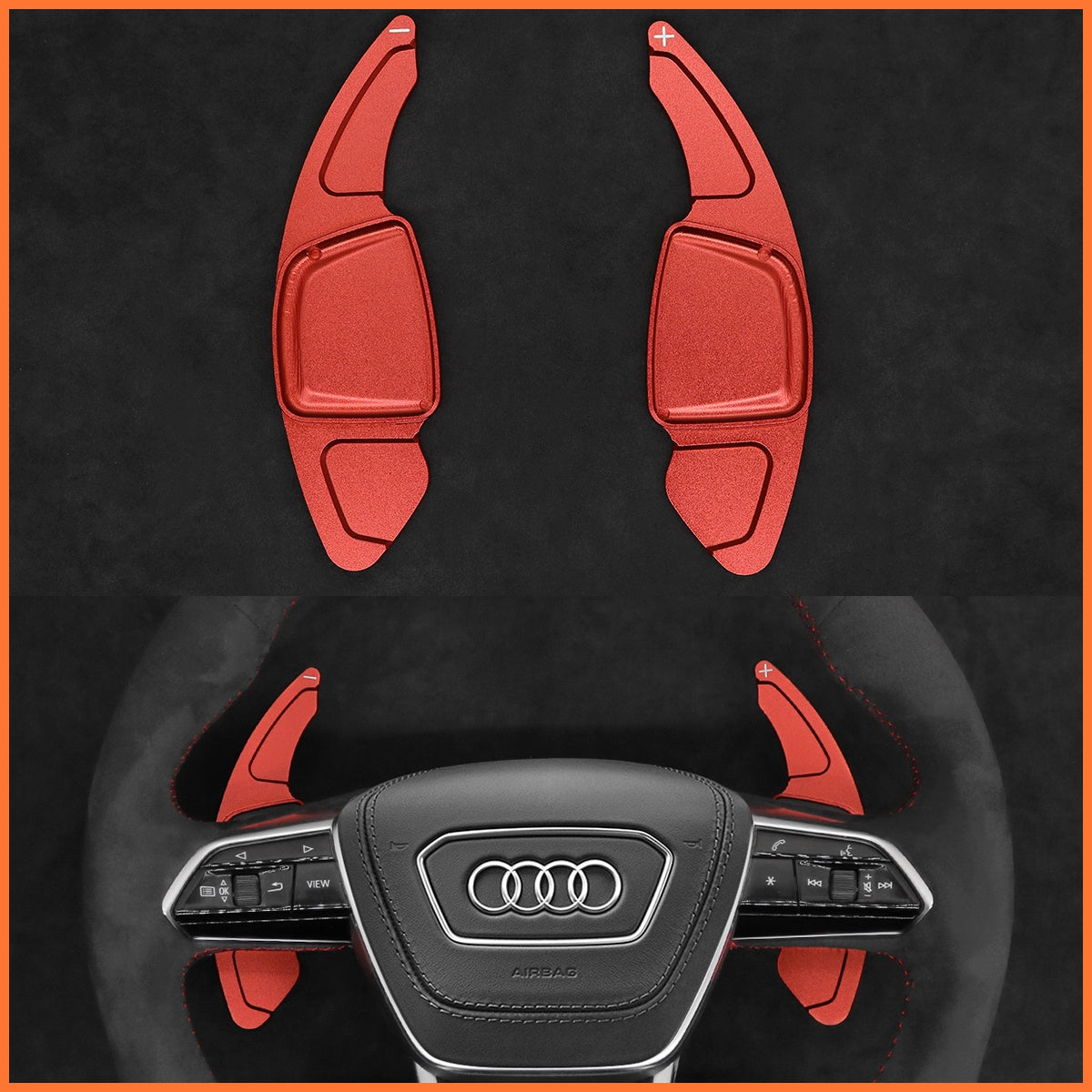 Schaltwippen für Audi A6 / A7 / S6 / S7 / RS6 / RS7 / RS e-tron S GT 2018-2023 - Mewant.de