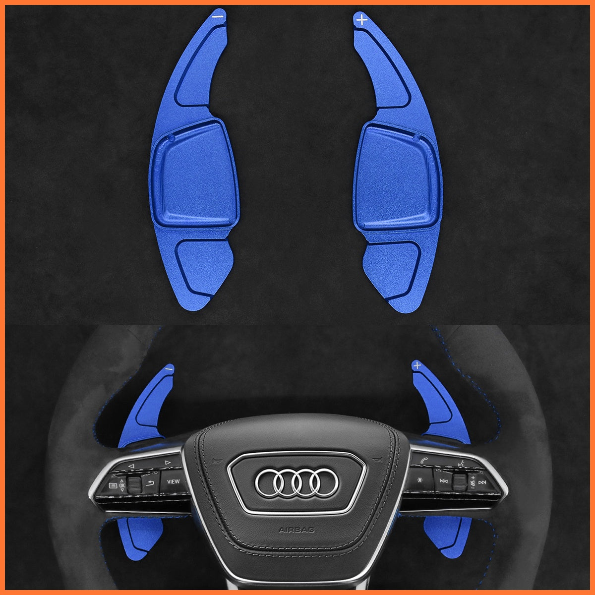 Schaltwippen für Audi A6 / A7 / S6 / S7 / RS6 / RS7 / RS e-tron S GT 2018-2023 - Mewant.de
