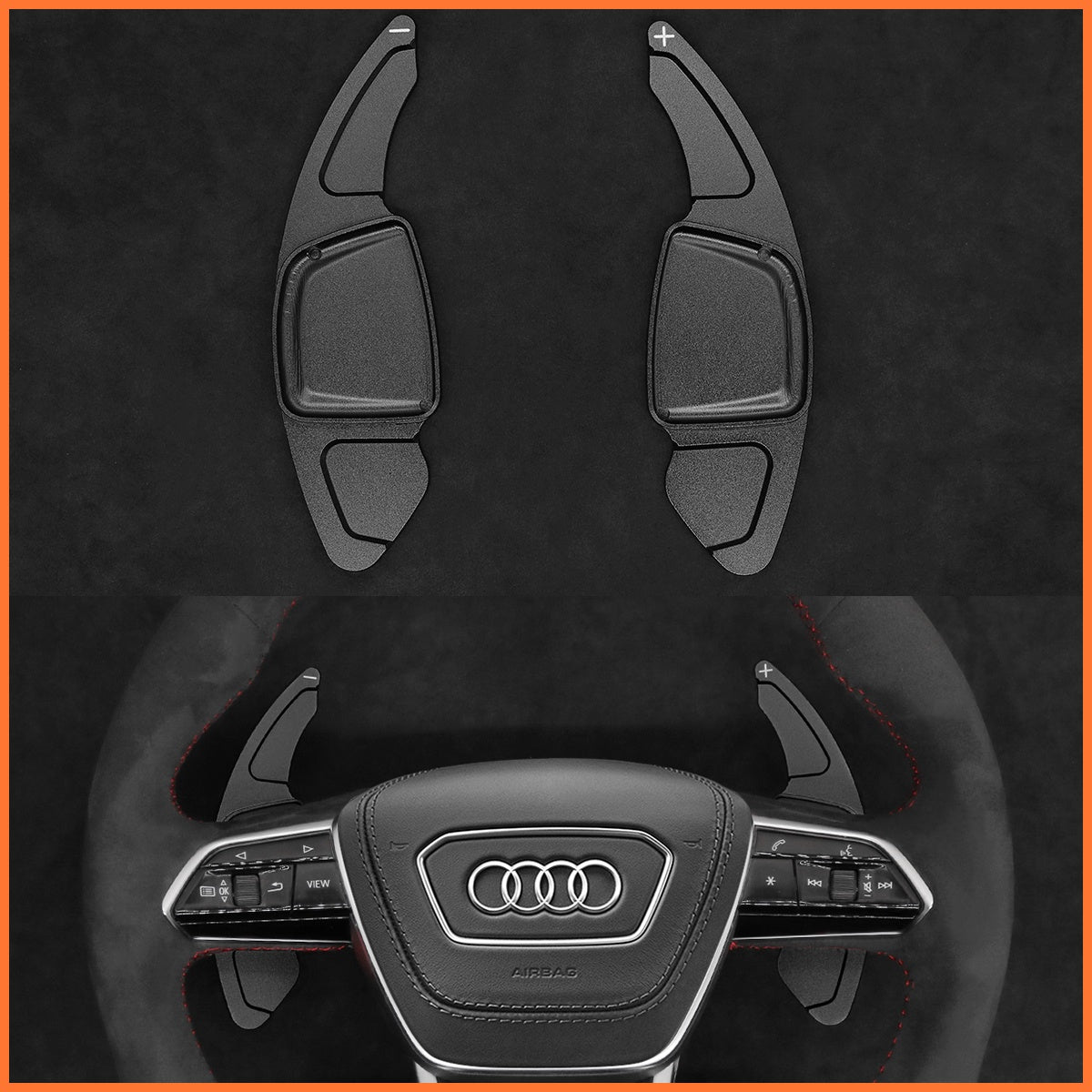 Schaltwippen für Audi A6 / A7 / S6 / S7 / RS6 / RS7 / RS e-tron S GT 2018-2023 - Mewant.de