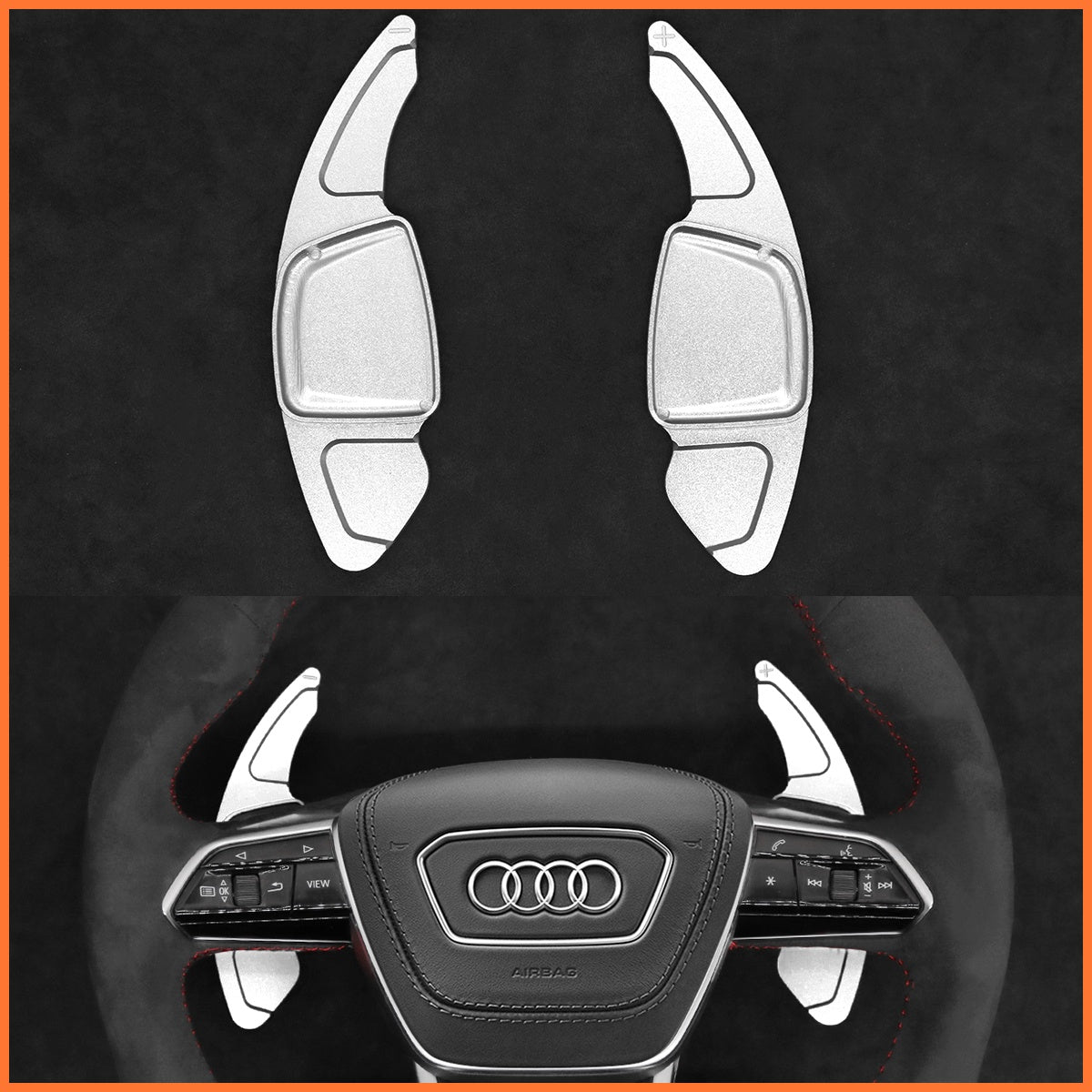 Schaltwippen für Audi A6 / A7 / S6 / S7 / RS6 / RS7 / RS e-tron S GT 2018-2023 - Mewant.de