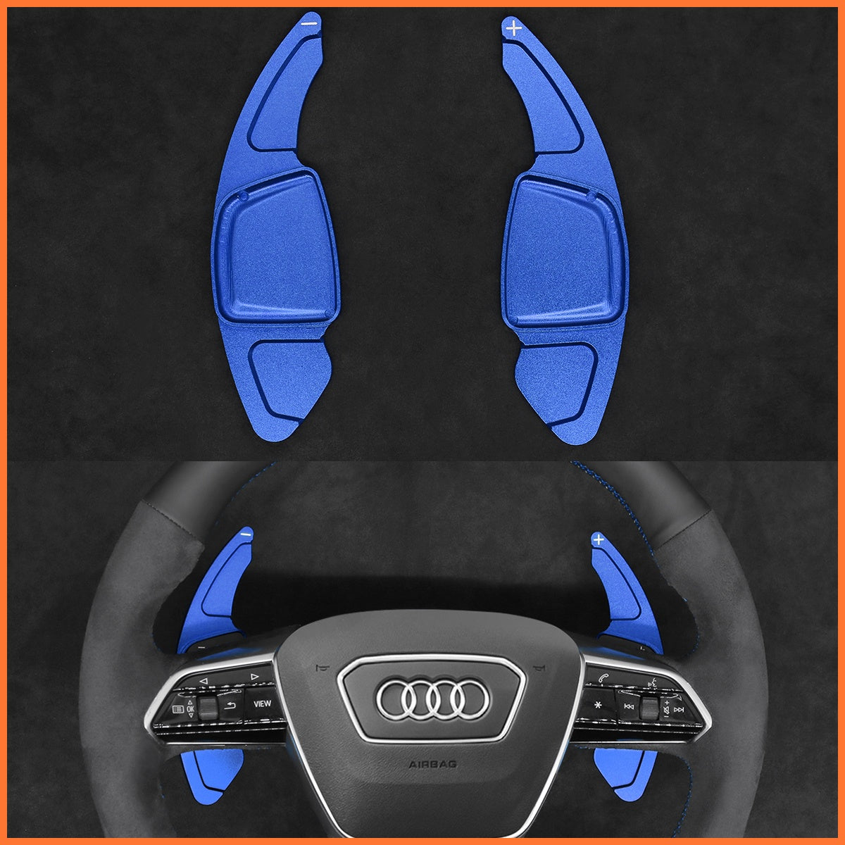 Schaltwippen für Audi A6 / A7 / A8 / S6 / S7 / S8 / RS6 / RS7 / e-tron GT 2018-2023 - Mewant.de