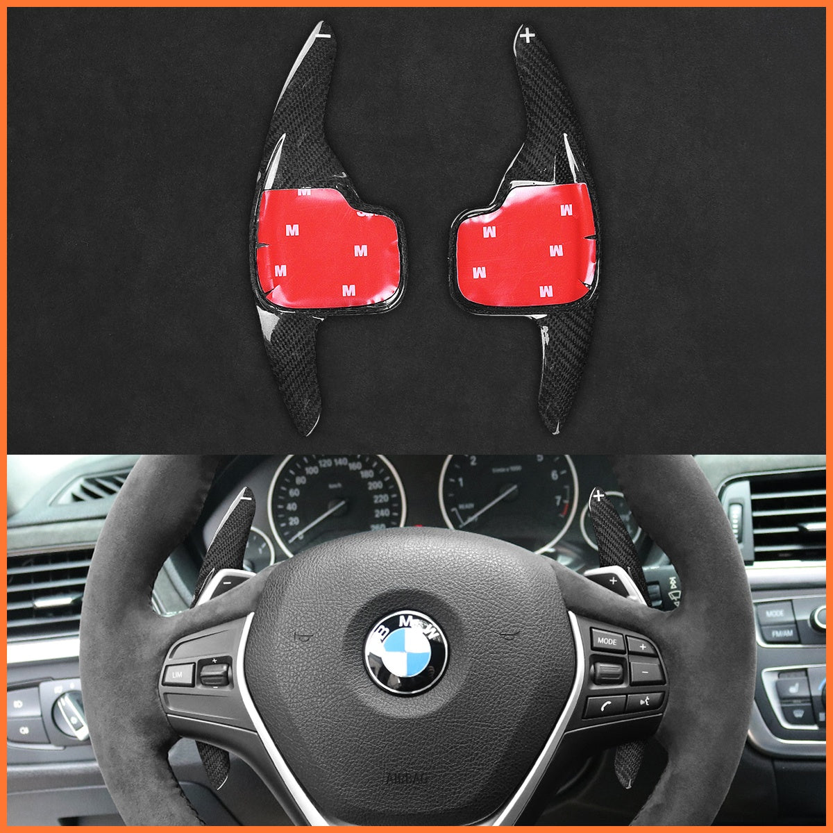 Schaltwippen für BMW F20 / F21 / F30 / F31 / F32 / F33 / F36 2012-2018 - Mewant.de